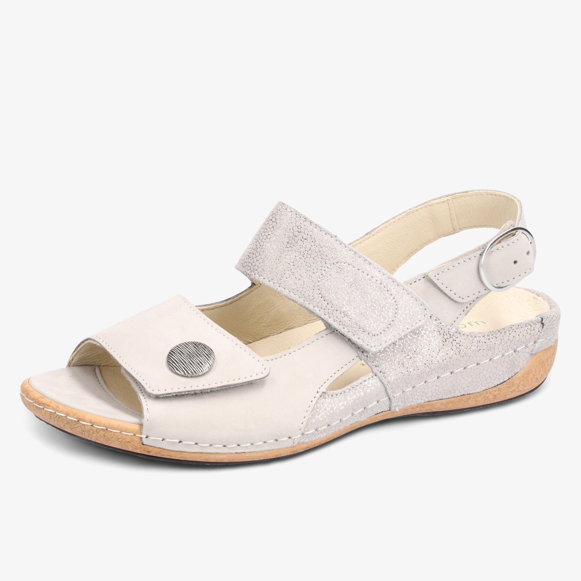 Bequeme Sandale mit verstellbarem Riemen und weichem, flexiblem Fußbett für ganztägigen Komfort