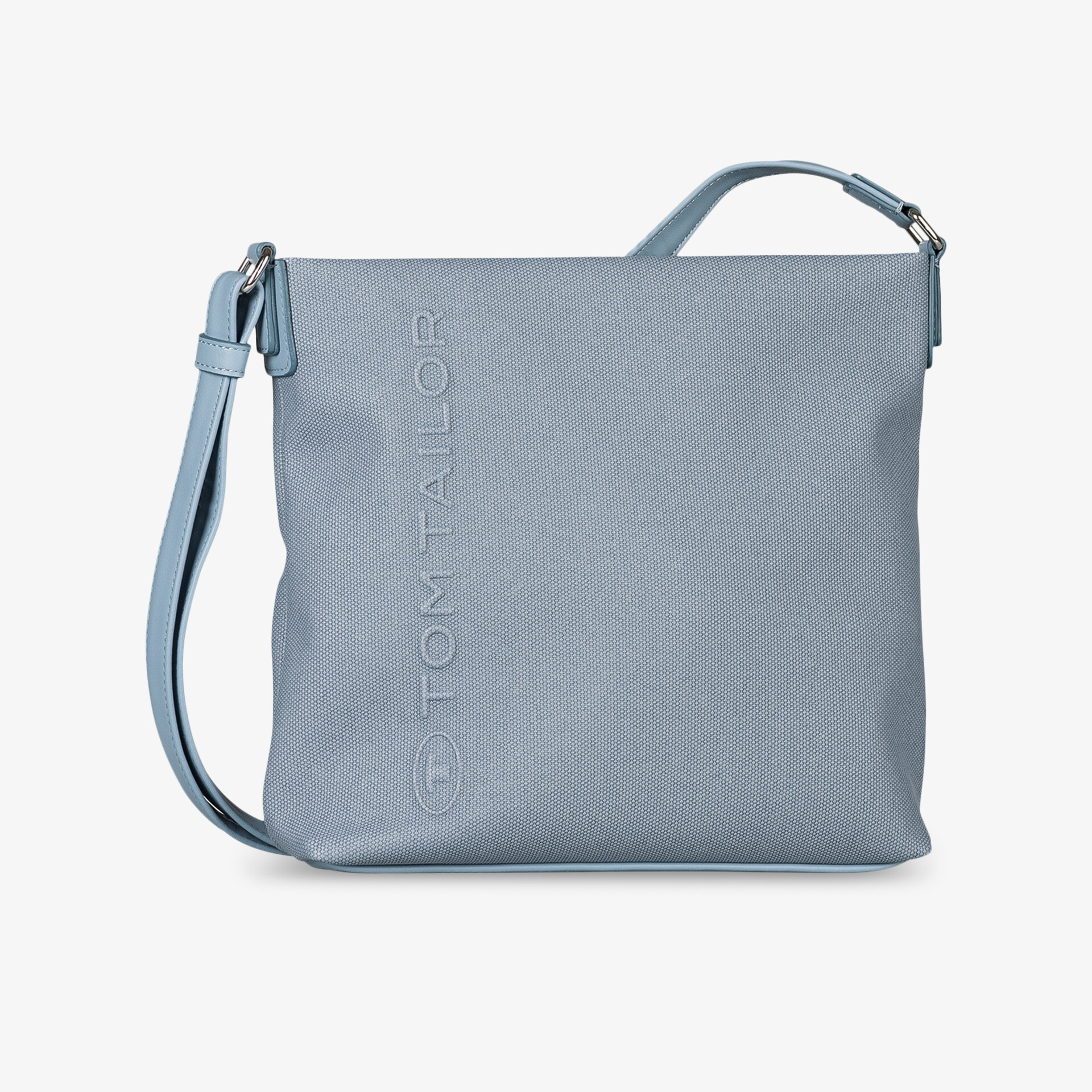 Modische blaue Schultertasche mit verstellbarem Riemen, schlichtes und hochwertiges Design, praktisch und leicht
