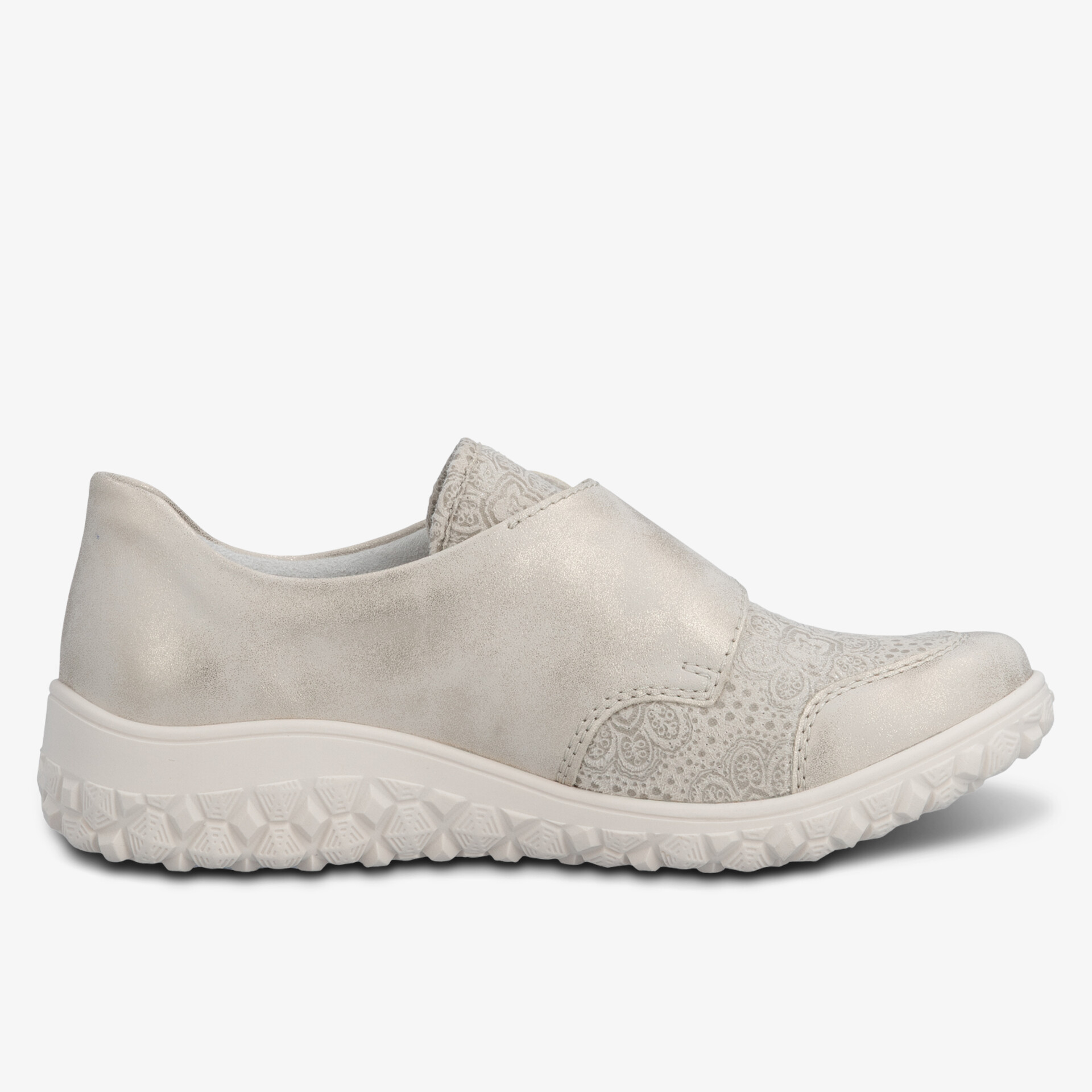 Bequemer leichter Sneaker mit flexibler Passform und rutschfester Sohle in neutralem Farbton