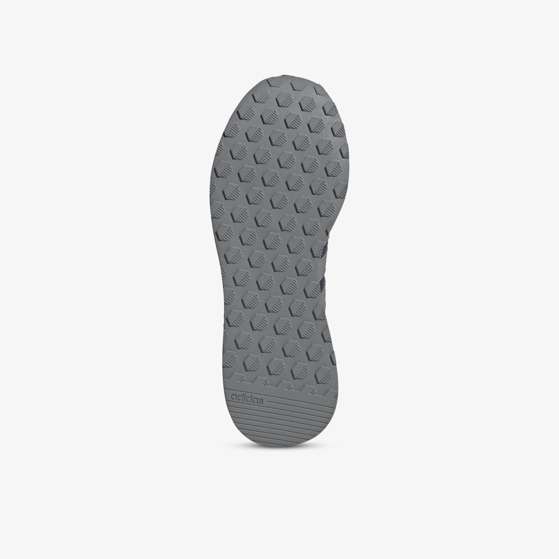 Grau profilierte Schuhsohle mit rutschfestem, robustem und langlebigem Profil für optimalen Halt