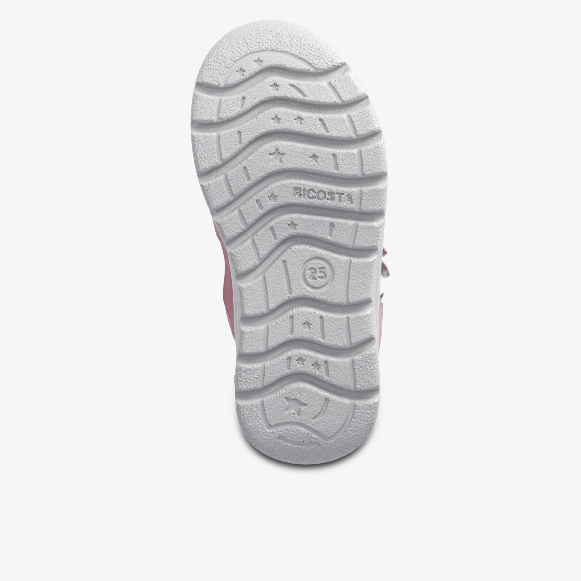 Rutschfeste profilierte Laufsohle mit robustem Design für sicheren Halt und komfortables Gehen