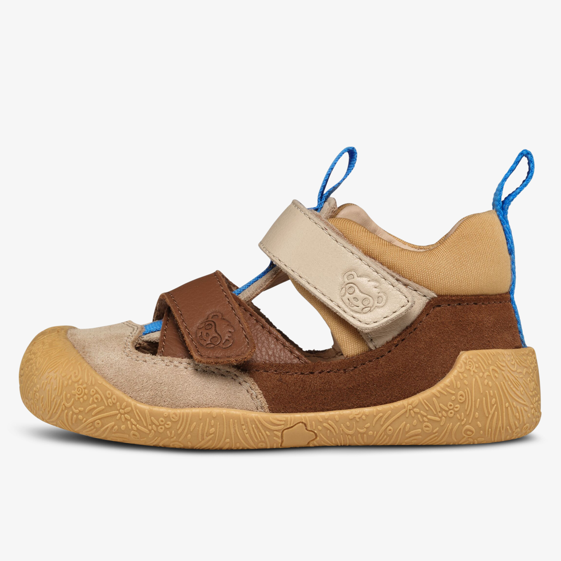 Bequemer Kinder-Halbschuh mit flexibler Sohle und praktischem Klettverschluss für hohen Tragekomfort