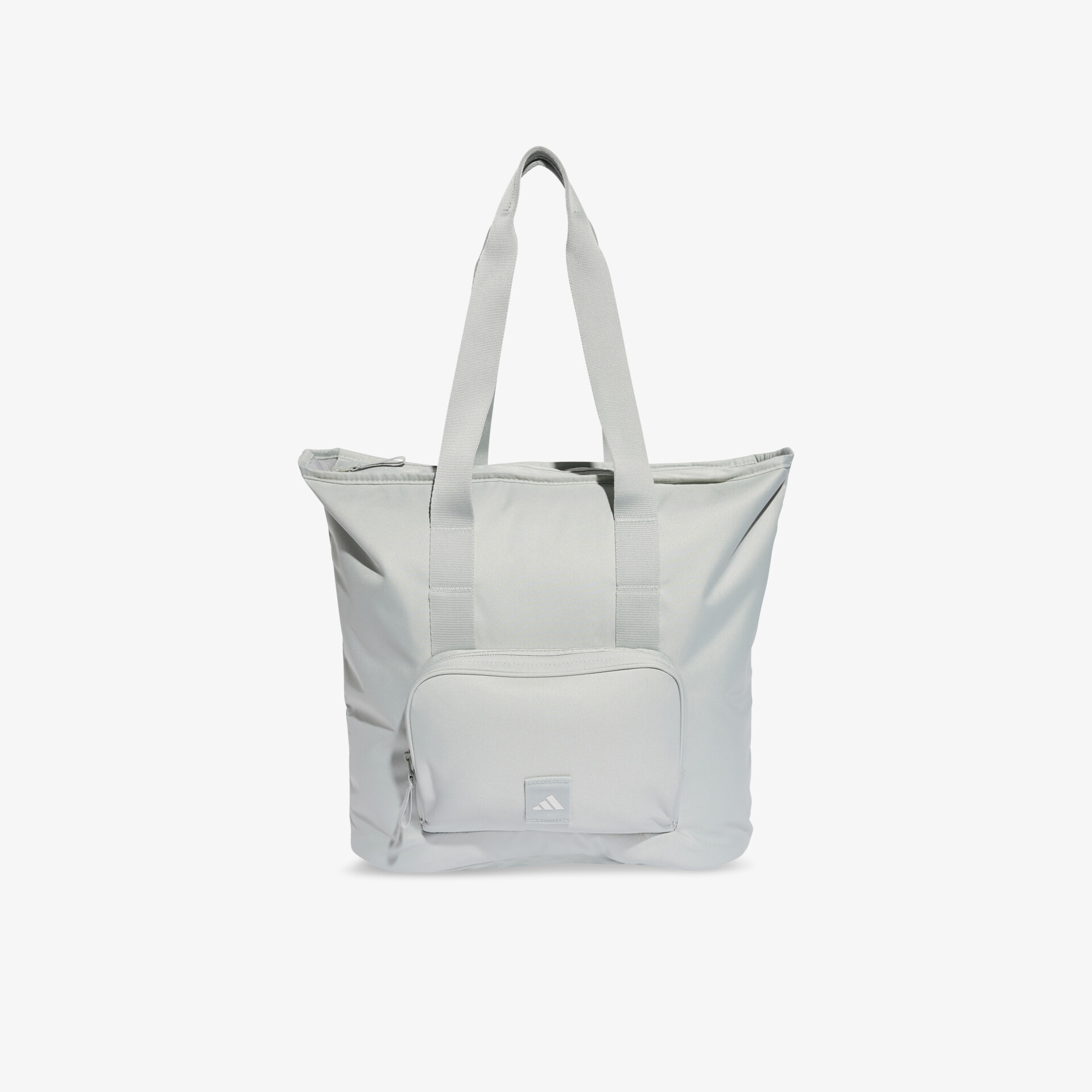 Helle elegante Shopper Tasche mit großem Fassungsvermögen und praktischer Außentasche vorne