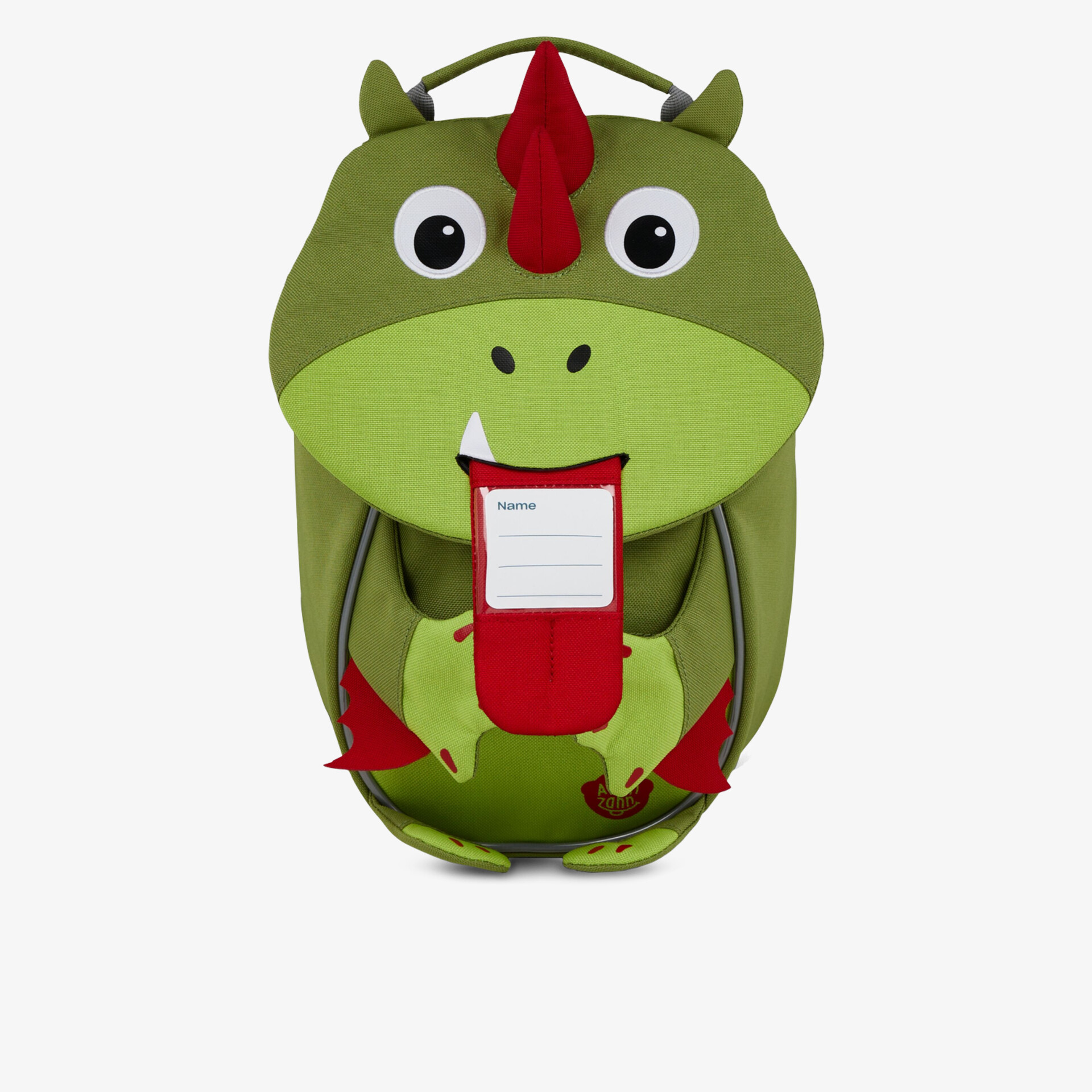 Grüner Dinosaurier Kinder Rucksack mit großer Fronttasche, robust und leicht für den Alltag