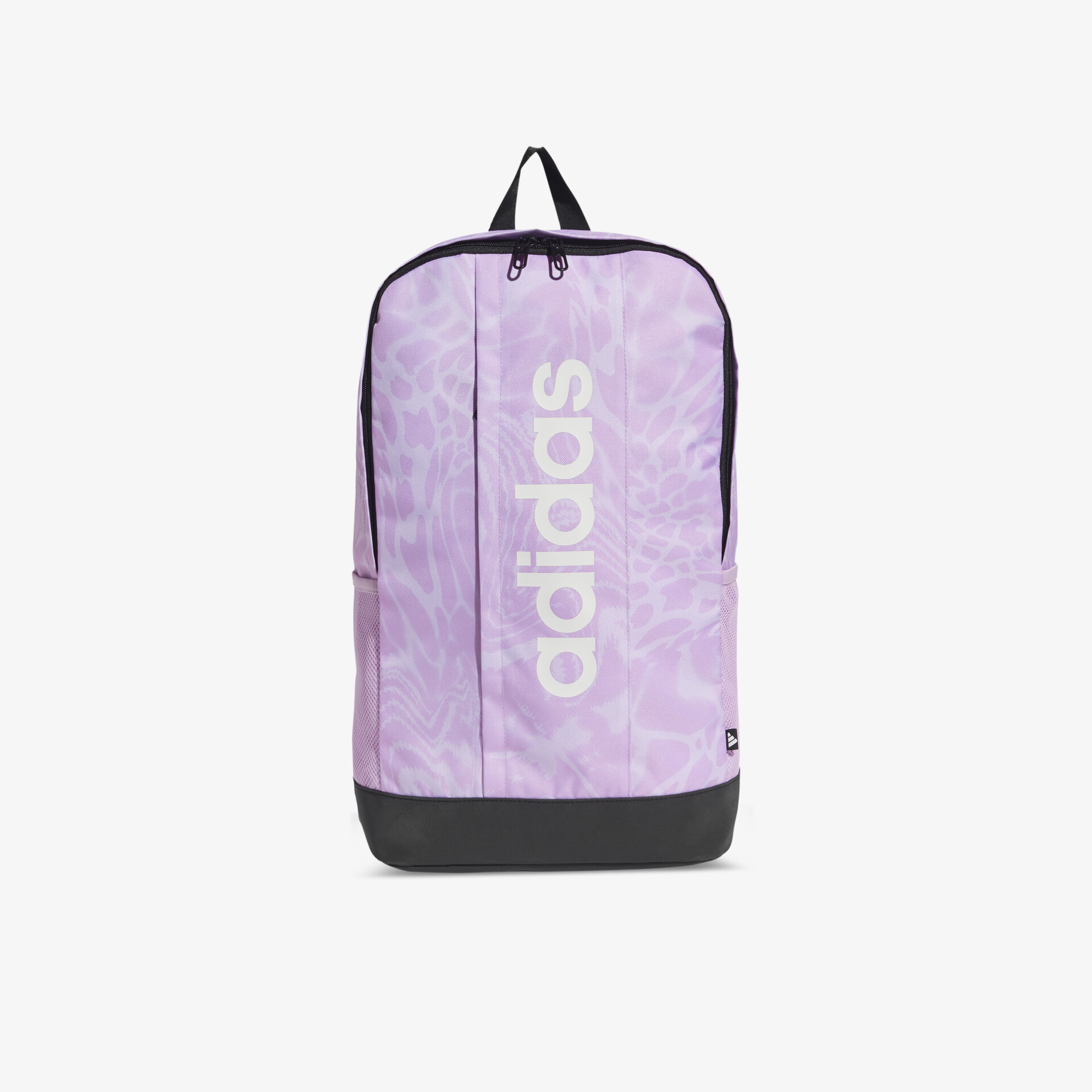 Lila adidas Rucksack mit robustem Material und praktischem Design, ideal für Alltag und Schule