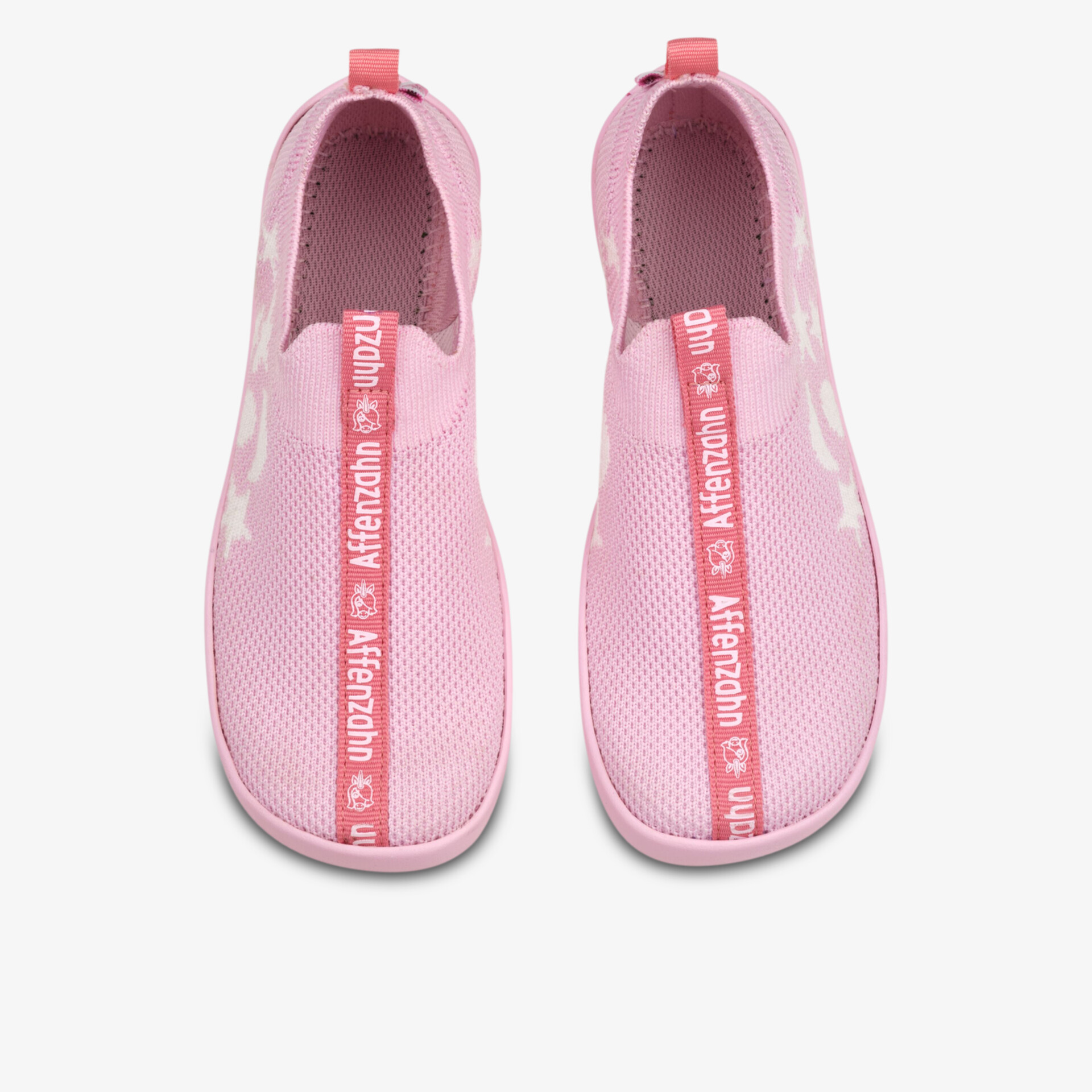 Leichte rosa Slip-On Schuhe aus atmungsaktivem Stoff, bequem und sportlich für den Alltag