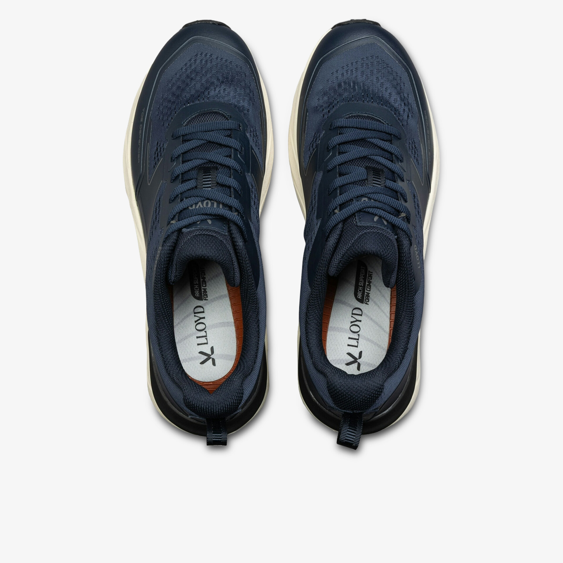 Bequeme blaue Sneaker mit moderner Optik und rutschfester Sohle, ideal für vielseitige Anlässe