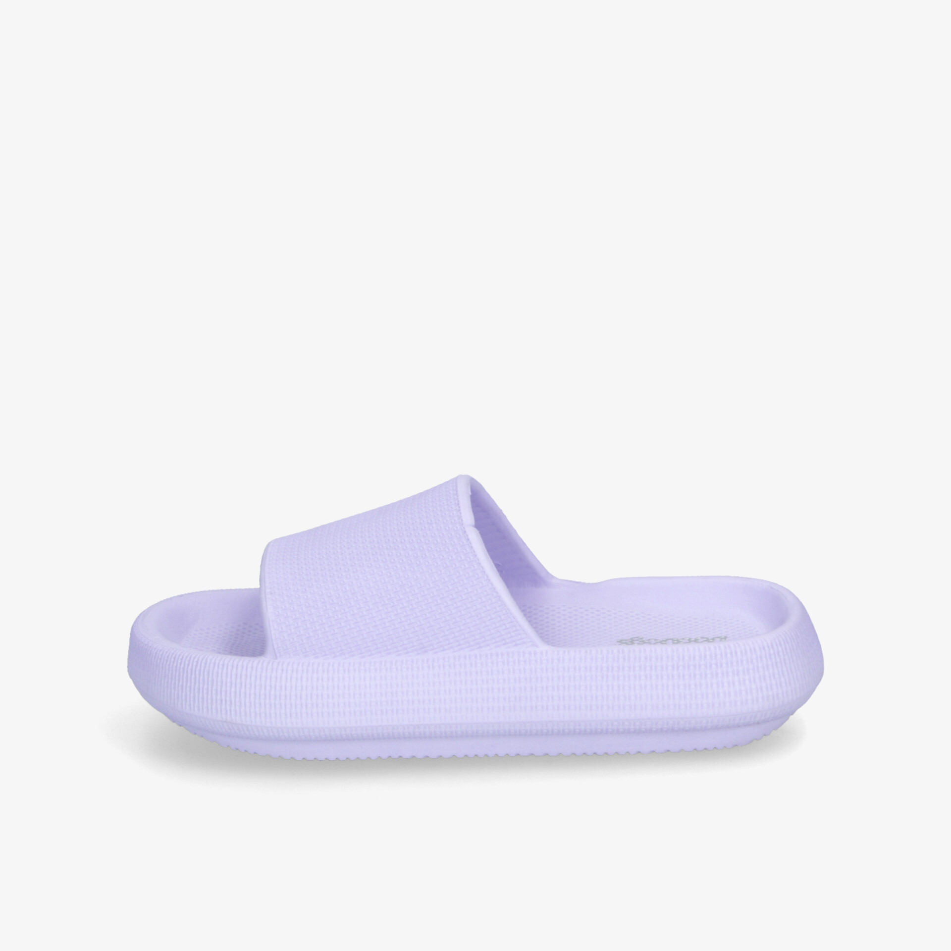 Leichter lila Slide-Slider mit gepolsterter Sohle und rutschfestem Design für optimalen Komfort