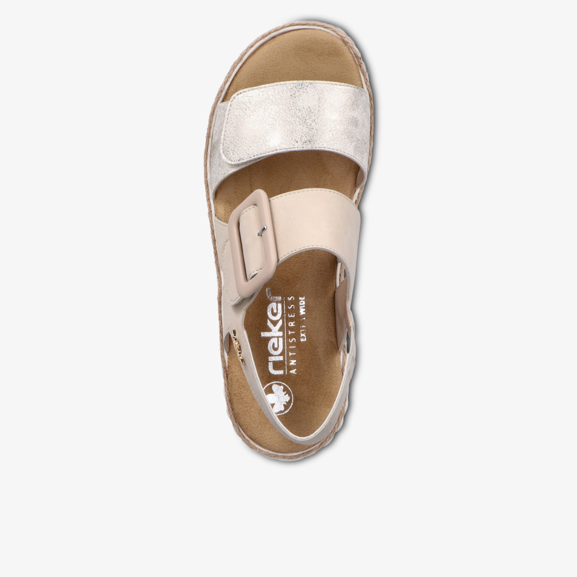 Bequeme Sandale mit verstellbarem Riemen und weichem Fußbett, ideal für entspannten Tragekomfort