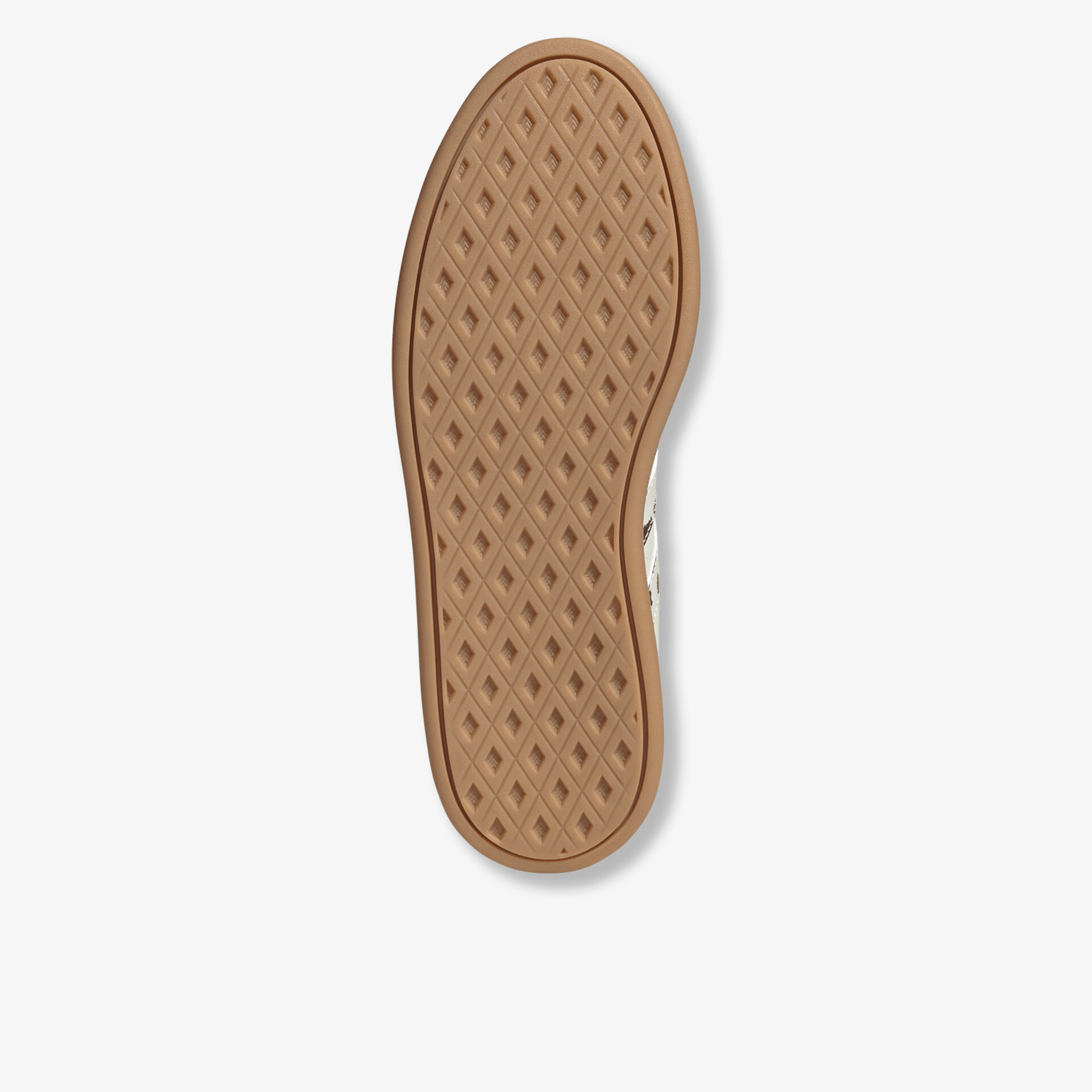 Rutschfeste braune Gummisohle mit robustem, flexiblen Profil für besten Halt und dauerhafte Nutzung