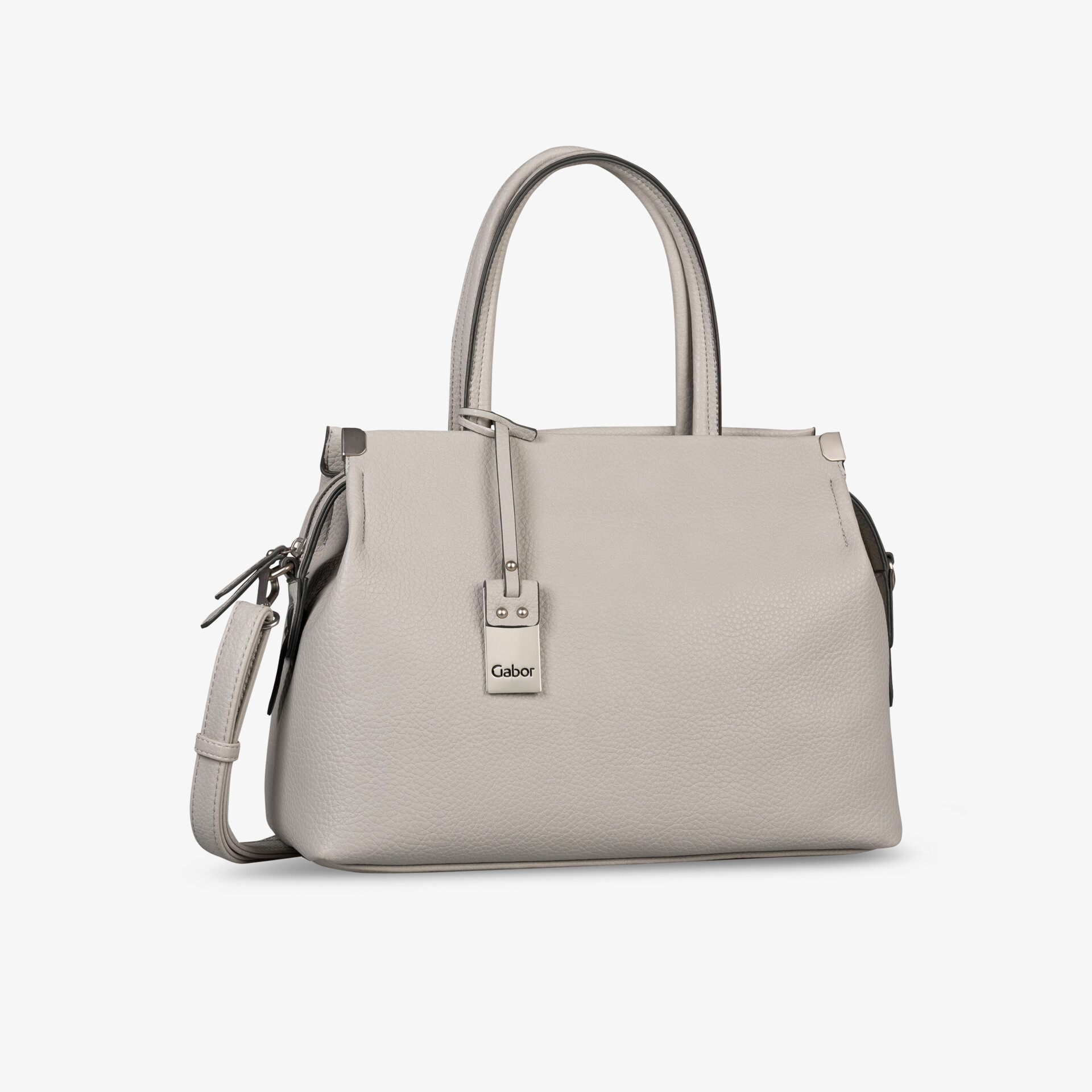 Elegante und geräumige Ledertasche in stilvollem Design mit praktischen Henkeln und abnehmbarem Schultergurt.