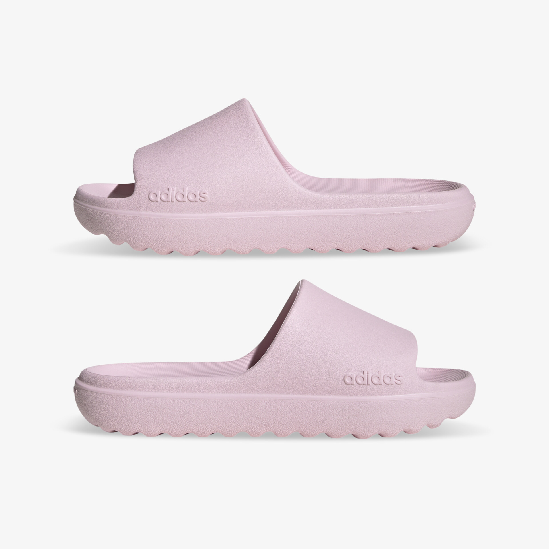Leichtgewichtige, bequeme Badeschuhe in pastellrosa mit rutschfester Profilsohle und schlichtem Design