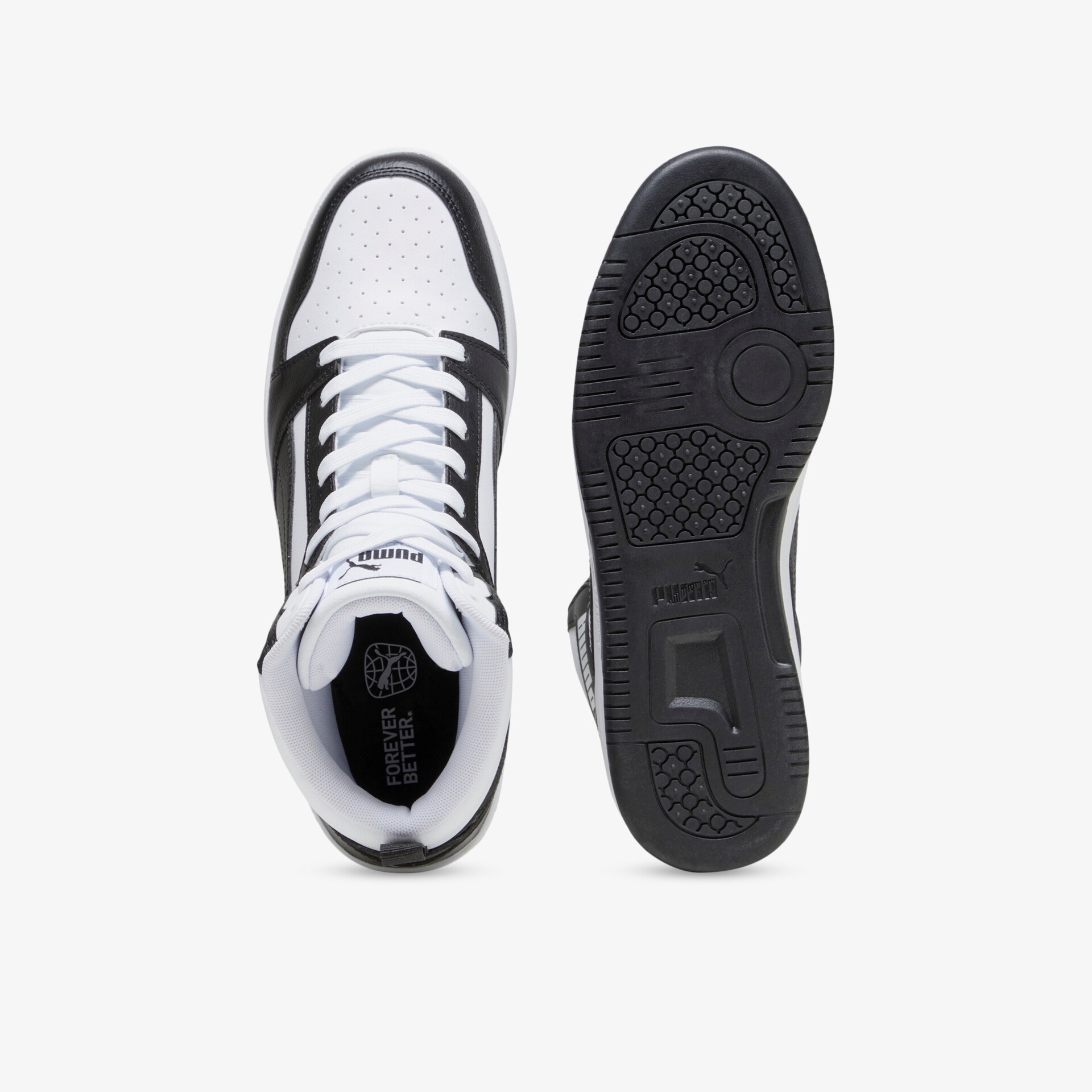 Stilvolle schwarz-weiße Basketball-Schuhe mit rutschfester Sohle und hohem Tragekomfort