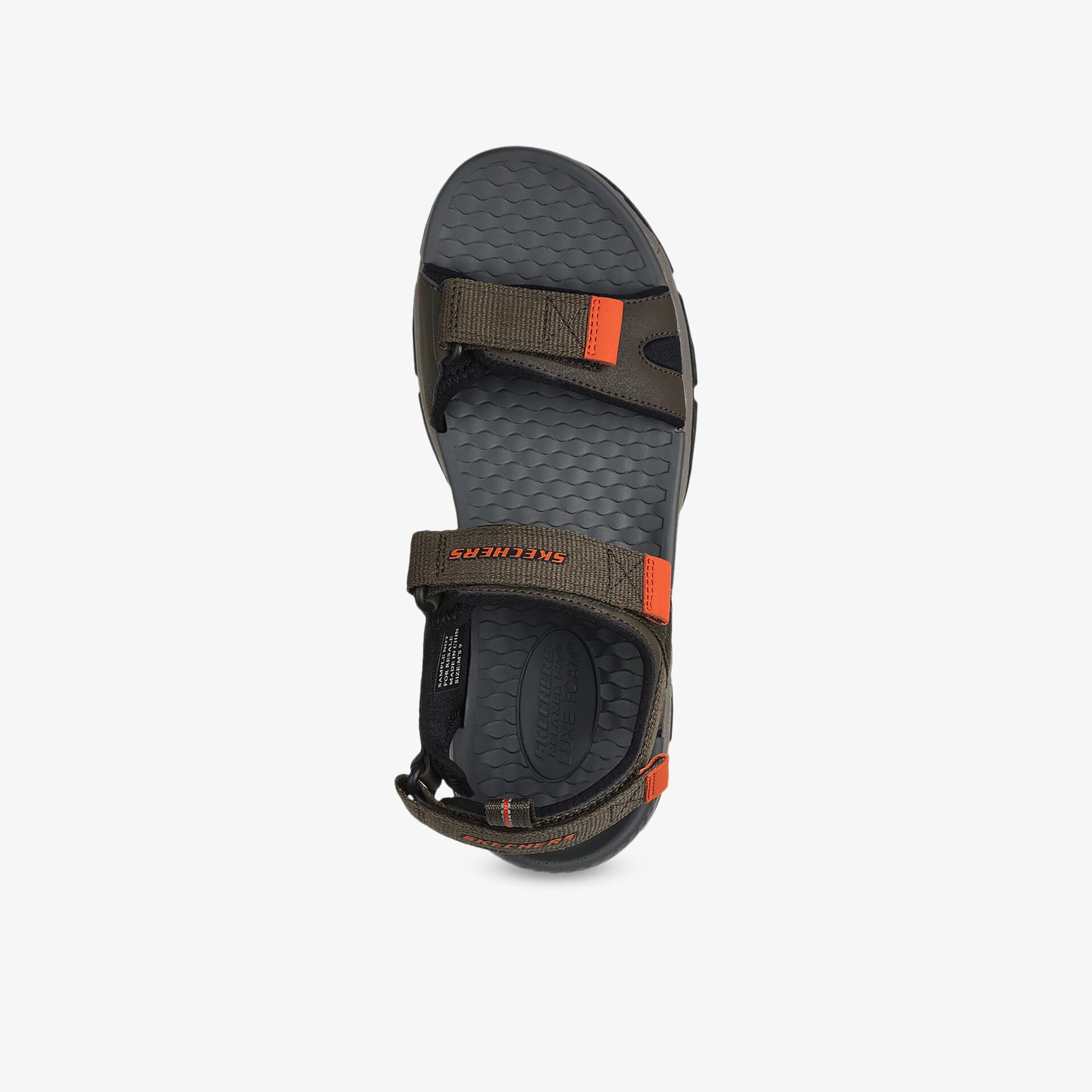 Bequeme Sandale mit verstellbaren Klettverschlüssen und rutschfester Sohle, ideal für aktiven Einsatz