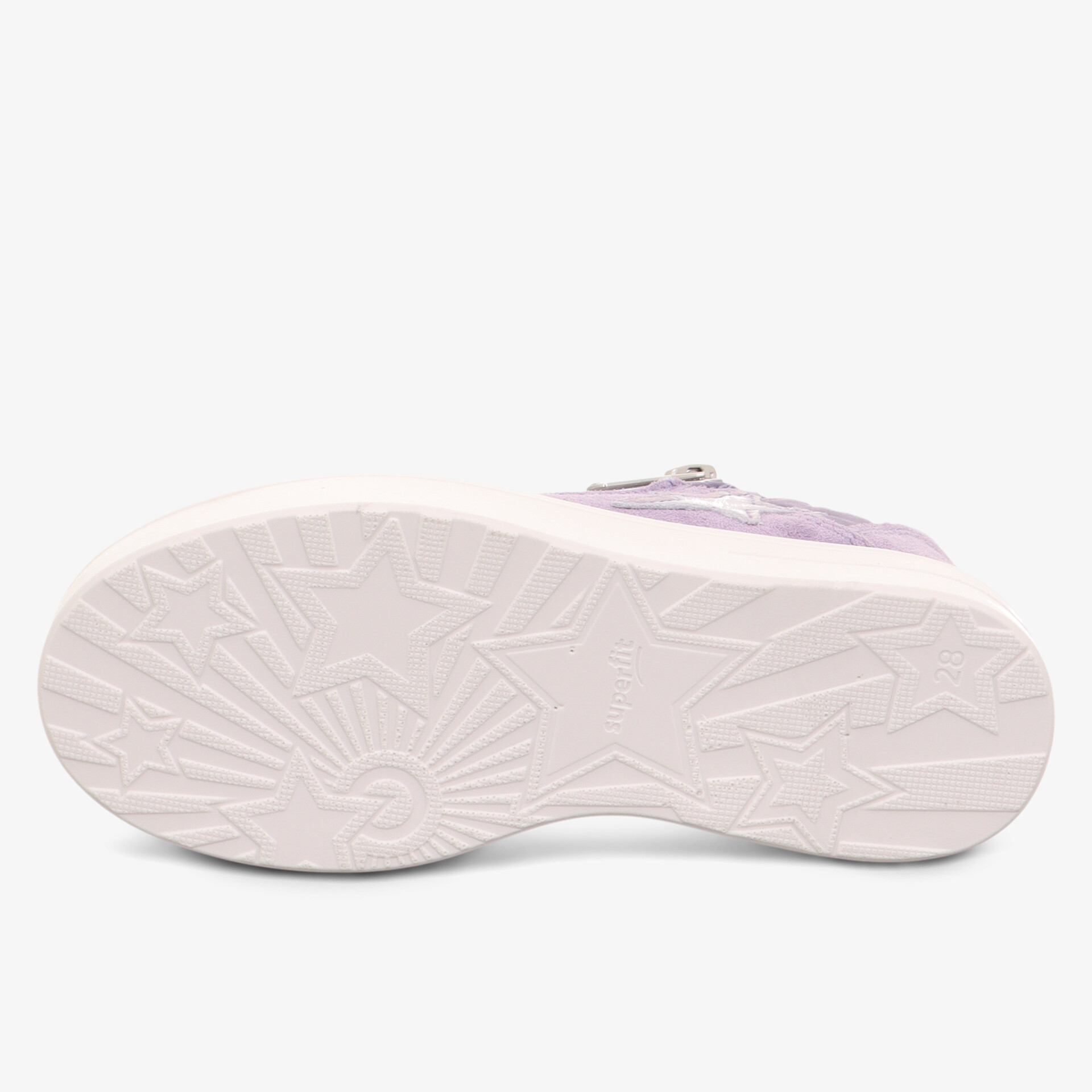 helle, rutschfeste Schuhsohle mit detailliertem Profil für optimalen Halt und Komfort