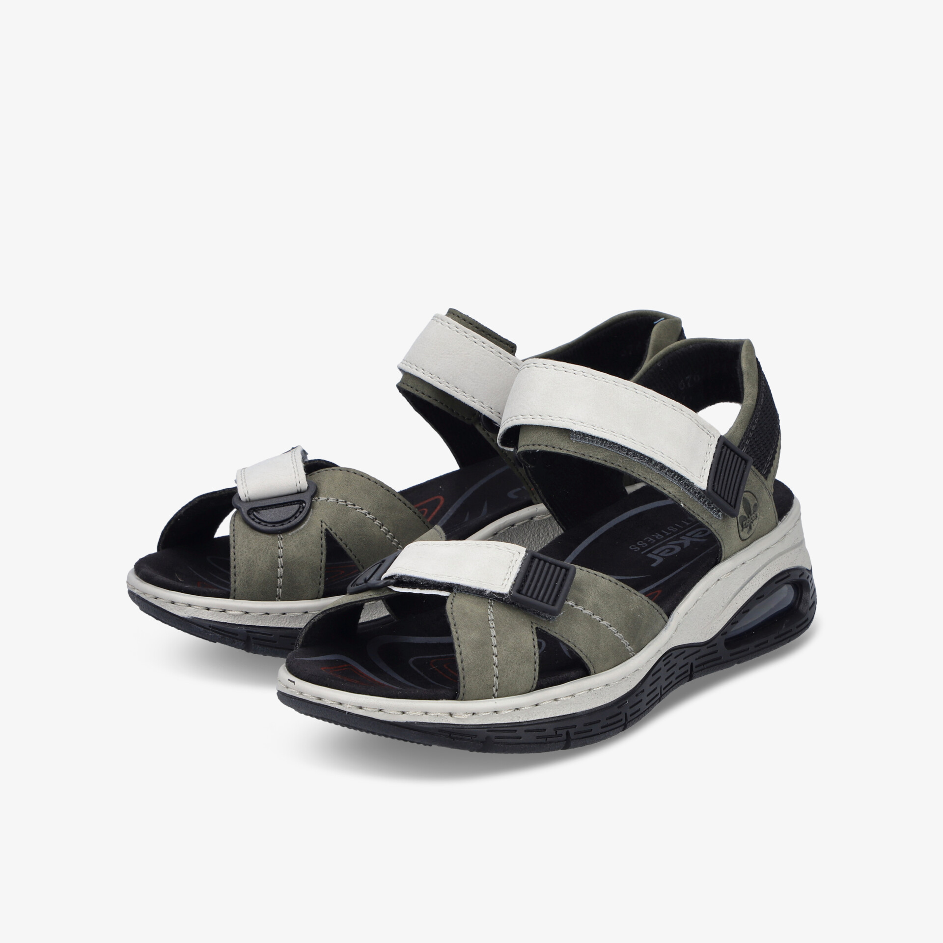 Bequeme und verstellbare Sandalen mit gepolsterter Sohle und rutschfestem Profil, ideal für vielseitigen Einsatz