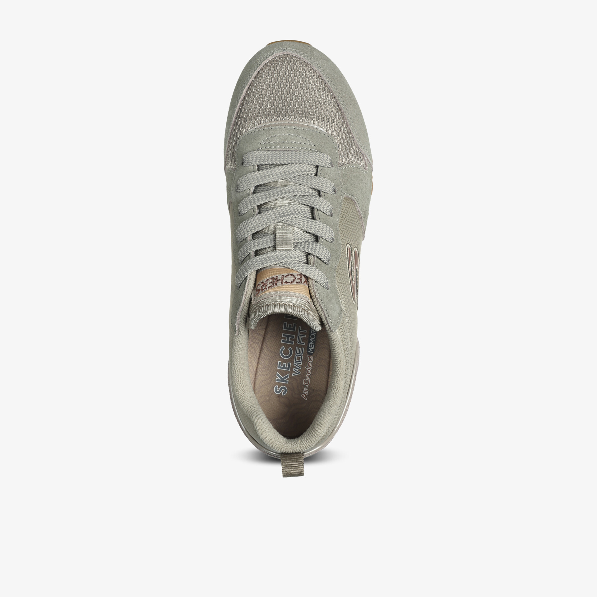 Stylischer Sneaker in Beige mit gepolstertem Innenfutter und robuster Sohle für optimalen Tragekomfort.