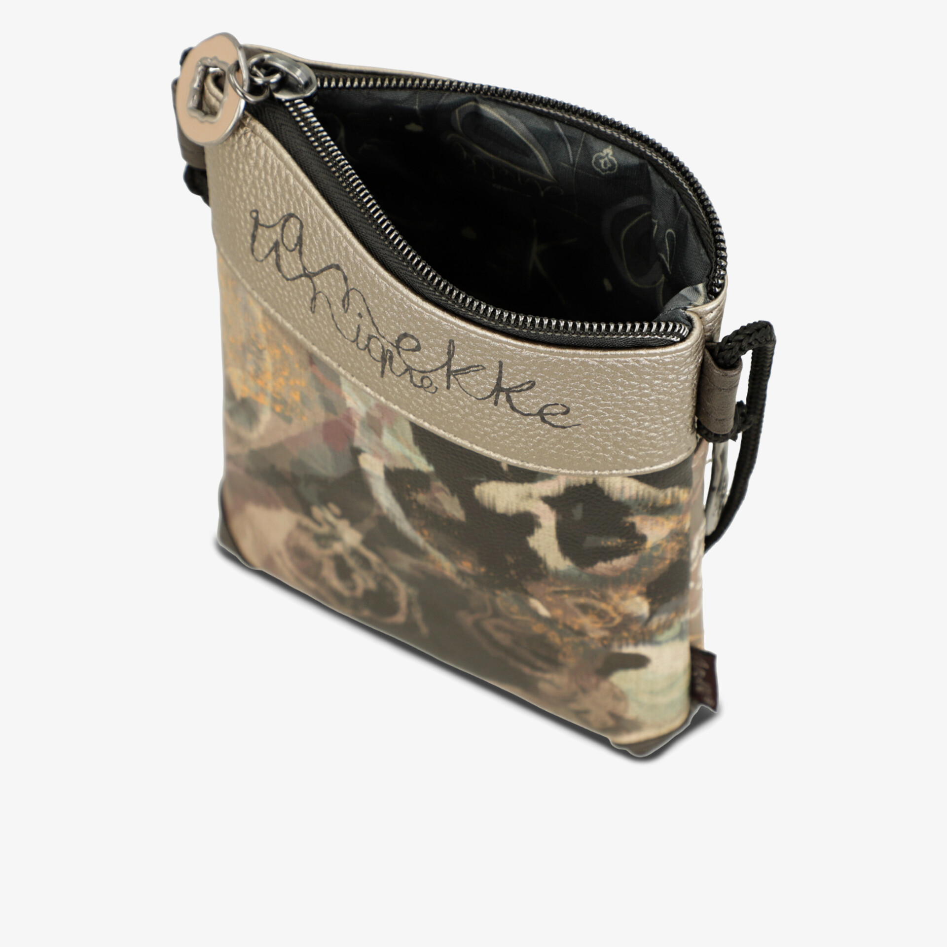 Modische kleine Tasche mit Leopardenmuster und praktischem Reißverschluss für den Alltag