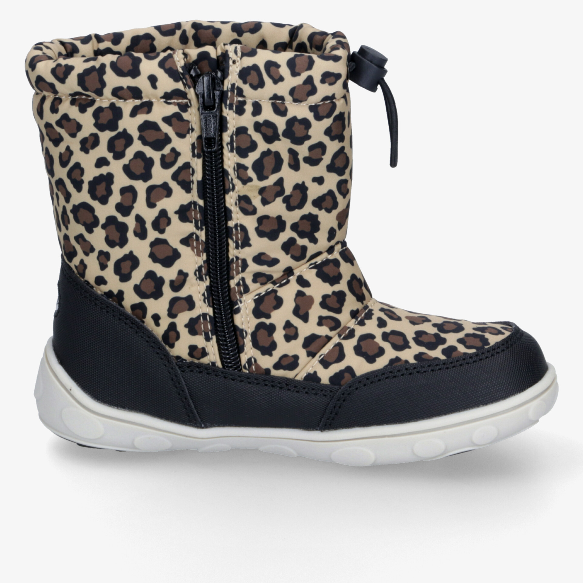 Leopard-muster Schuh mit Reißverschluss und robuster Sohle, bequem und stabil für vielfältigen Einsatz