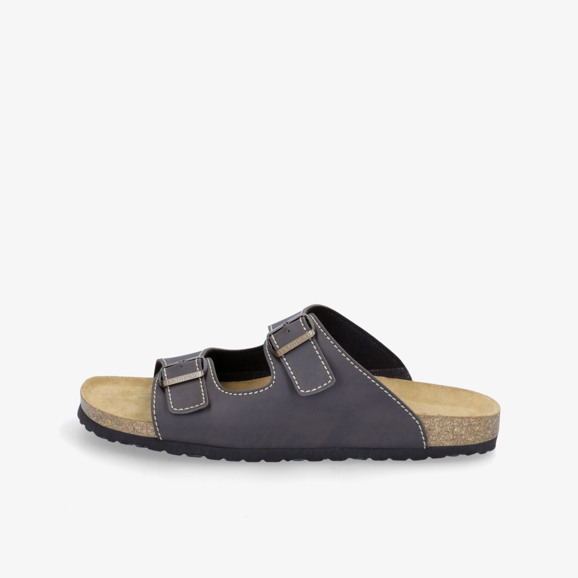 Bequeme Sandale mit ergonomischem Fußbett und verstellbaren Riemen für optimalen Tragekomfort.