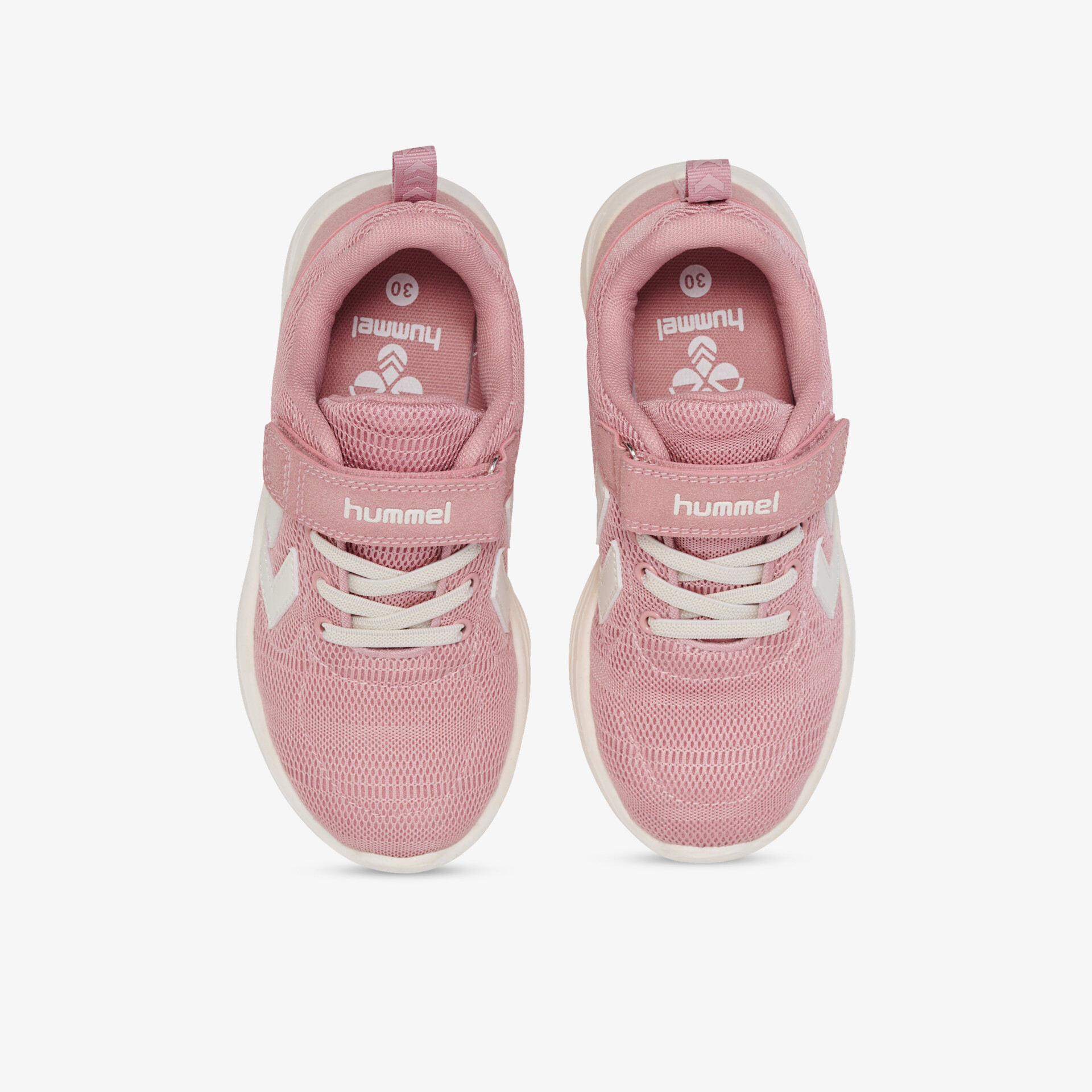Leichte rosa Sportschuhe mit atmungsaktivem Material und praktischem Klettverschluss für optimalen Komfort