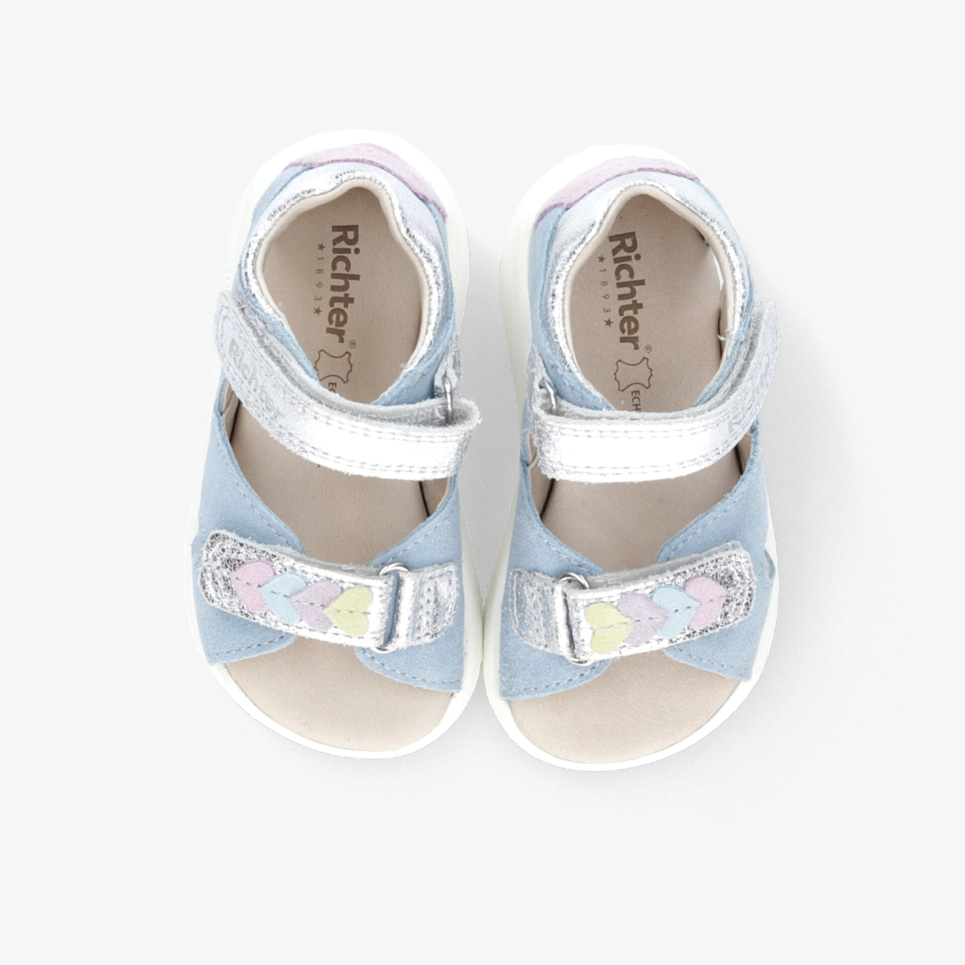 Leichte, bequeme Kinder-Sandalen mit verstellbaren Klettverschlüssen und offenem Zehenbereich für optimalen Tragekomfort