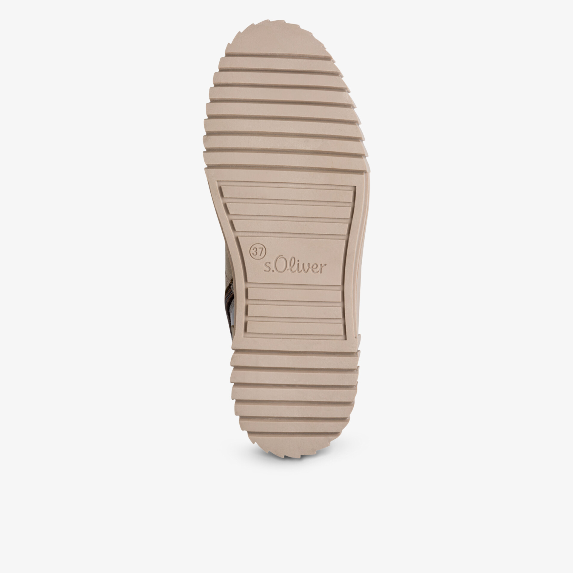 Rutschfeste robuste Schuhsohle mit flexibel gerilltem Profil für optimalen Halt und Langlebigkeit