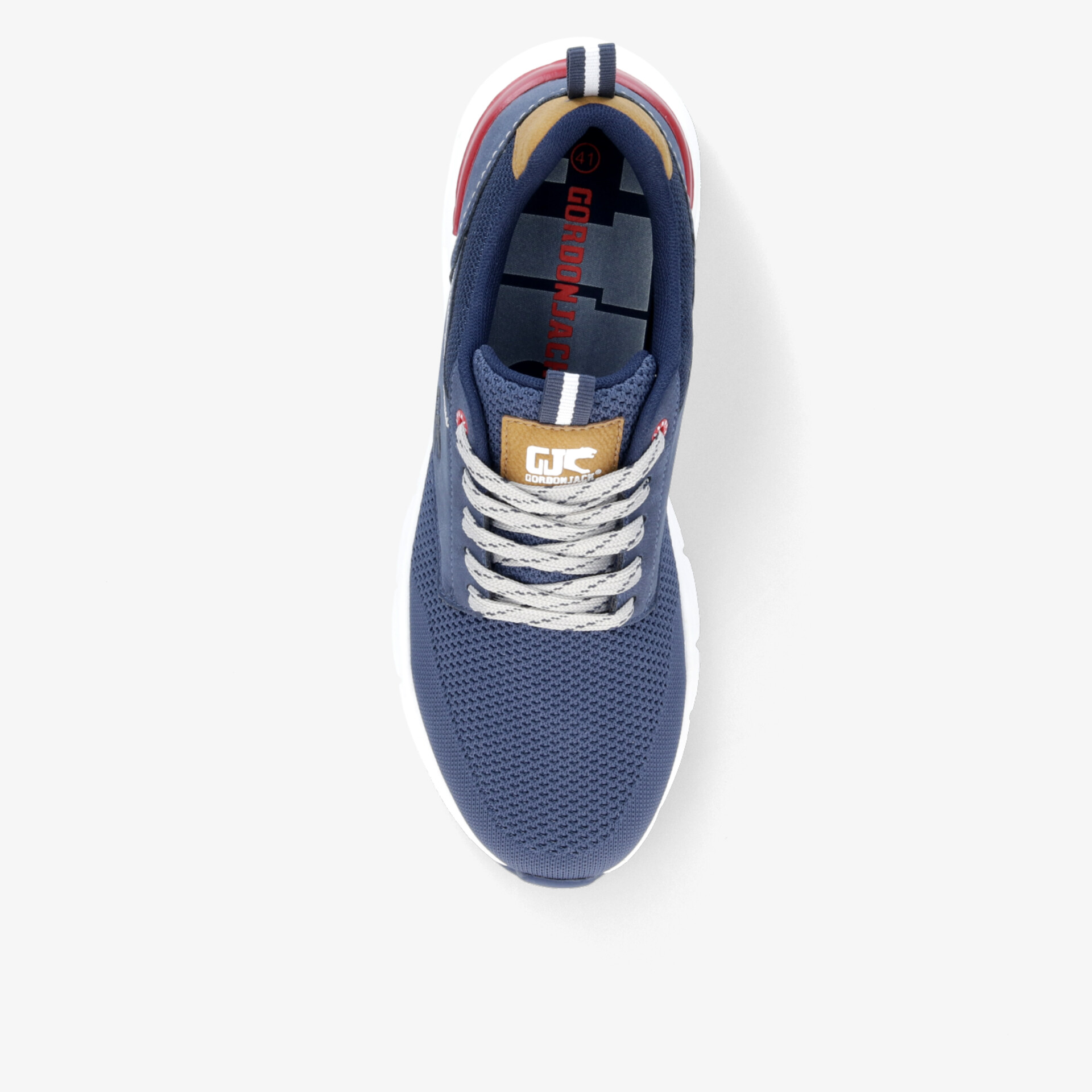 Moderner blauer Sneaker mit bequemer Passform und rutschfester Sohle, ideal für sportlichen Komfort