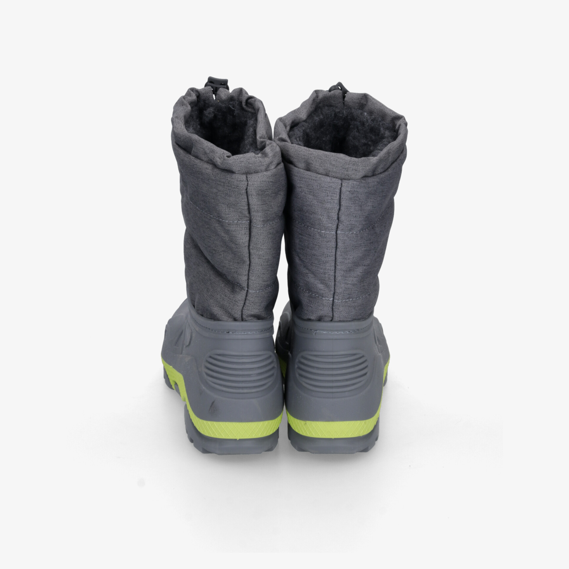 Winterstiefel in Grau mit warmem Innenfutter und rutschfester Sohle, robust und komfortabel