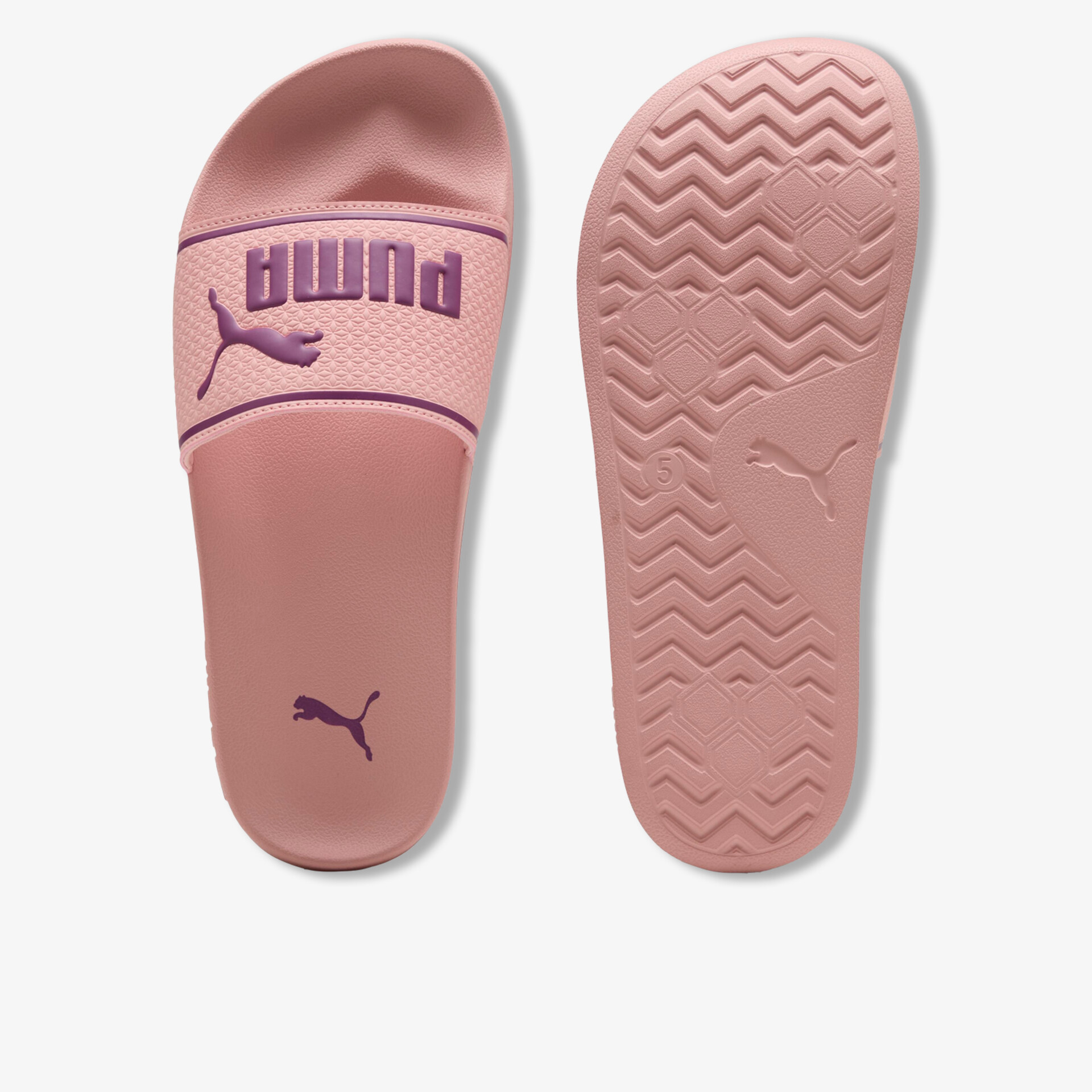 Bequeme und leichte rosa Puma Slides mit rutschfester Sohle ideal für Freizeit und Sport