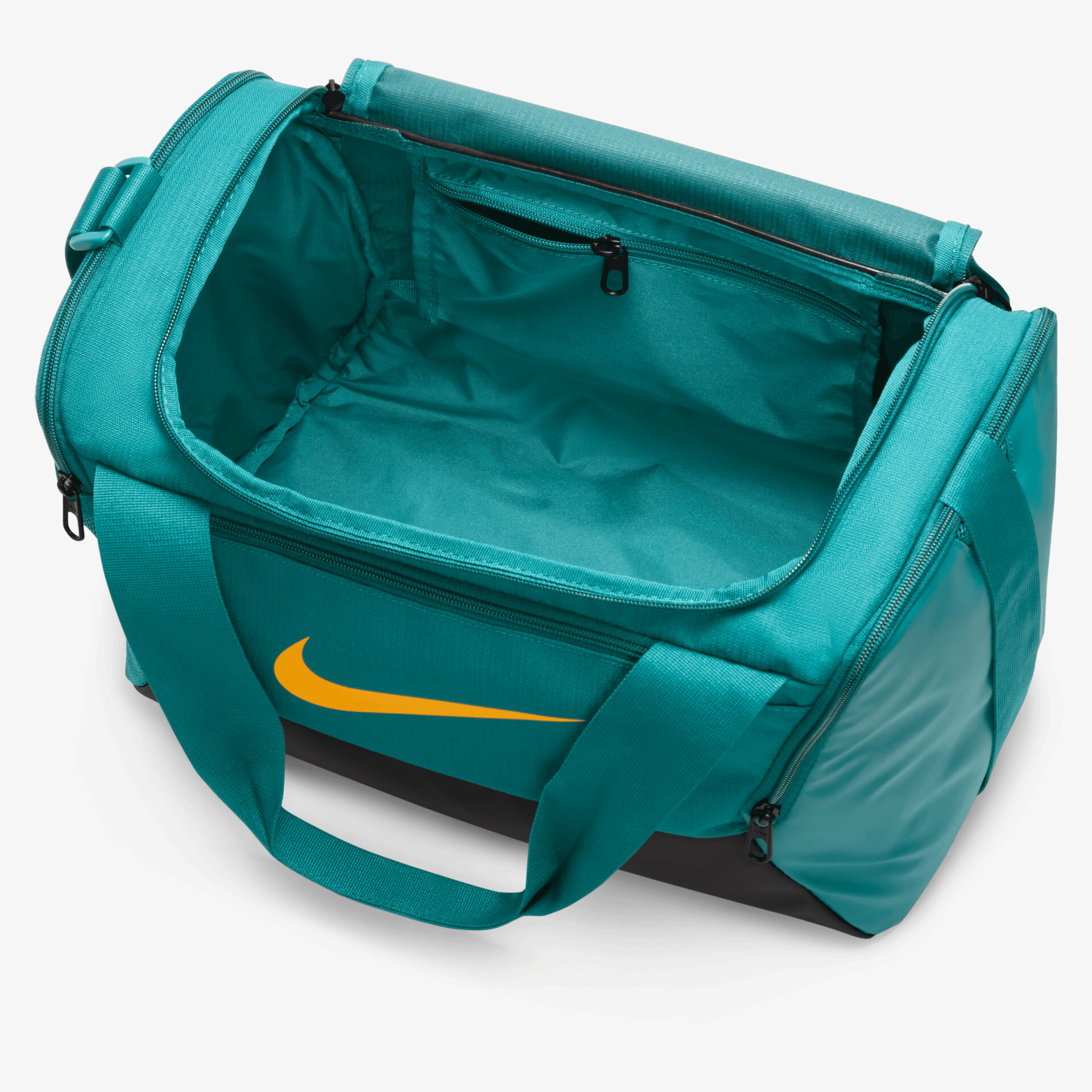 Geräumige Sporttasche mit stilvollem Design und praktischen Griffen, perfekt für Sport und Reisen.