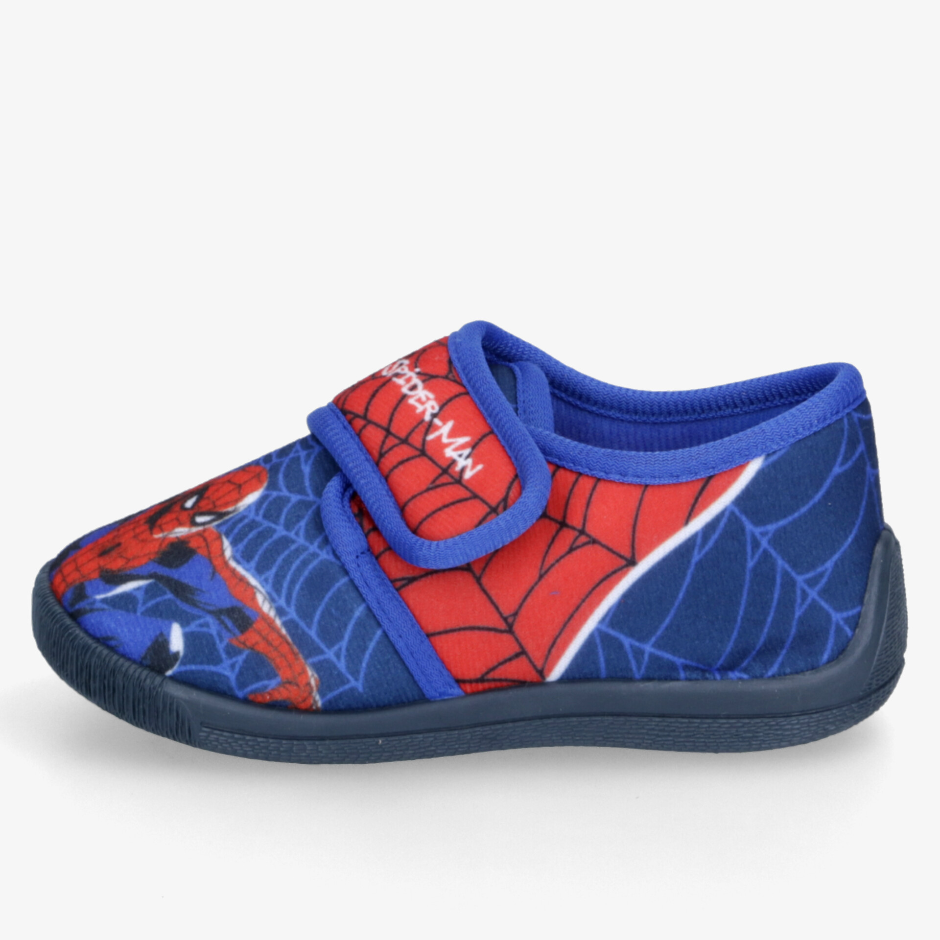 Bequemer Kinderschuh mit Spiderman Motiv, praktischem Klettverschluss und rutschfester Sohle für aktives Spielen