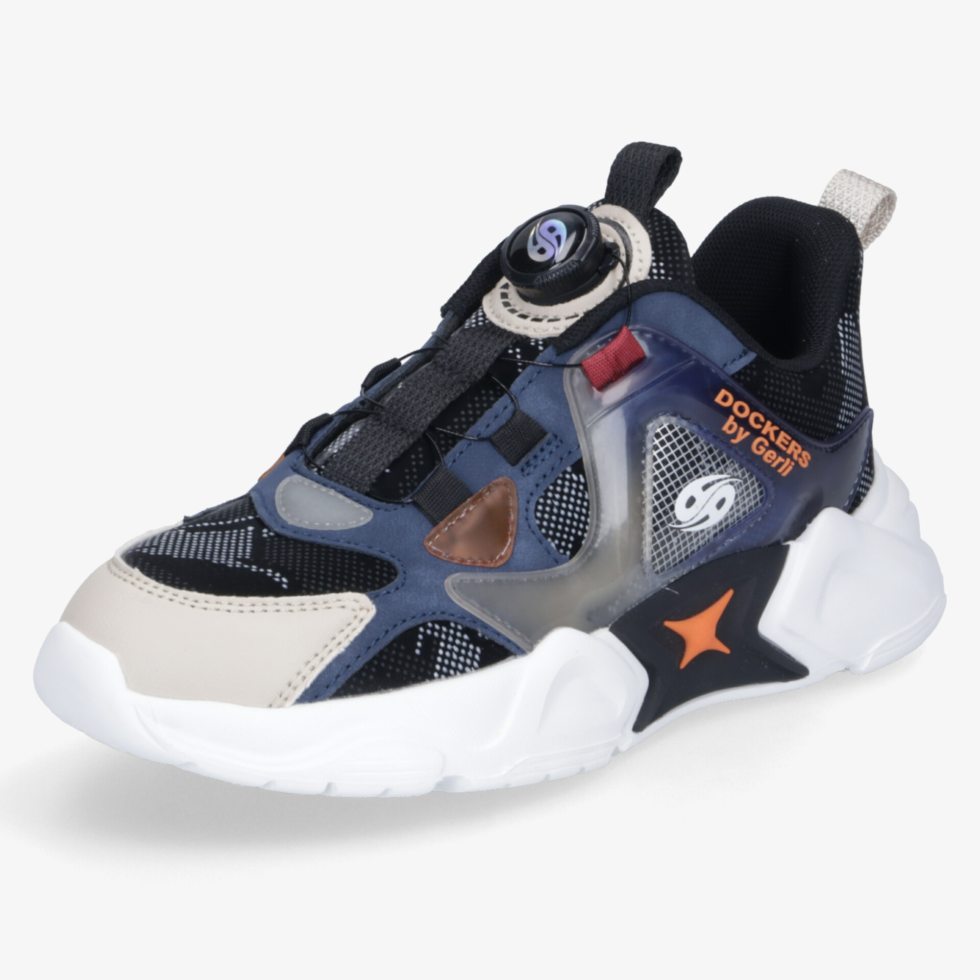 Sportlicher Sneaker in Blau und Weiß mit atmungsaktivem Design und robuster, komfortabler Sohle