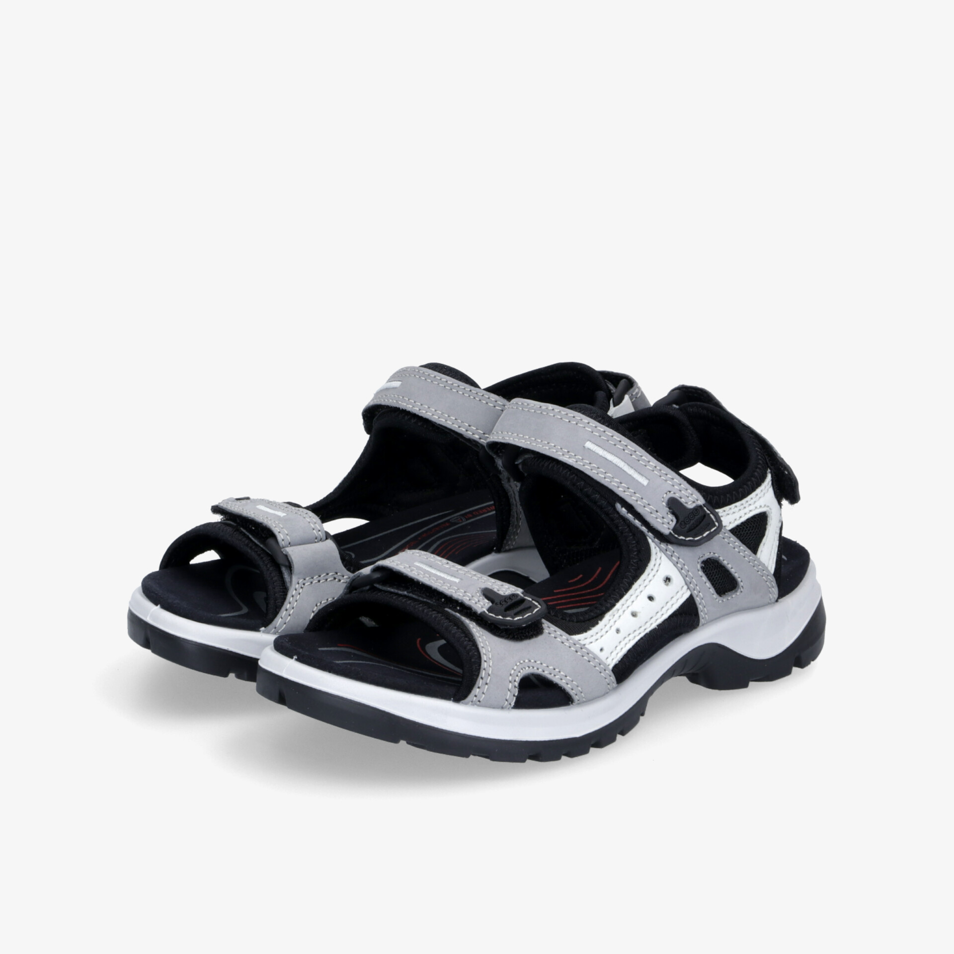 Sportliche Sandalen in Schwarz-Grau mit verstellbaren Riemen und rutschfester Sohle. Ideal für vielseitige Aktivitäten.
