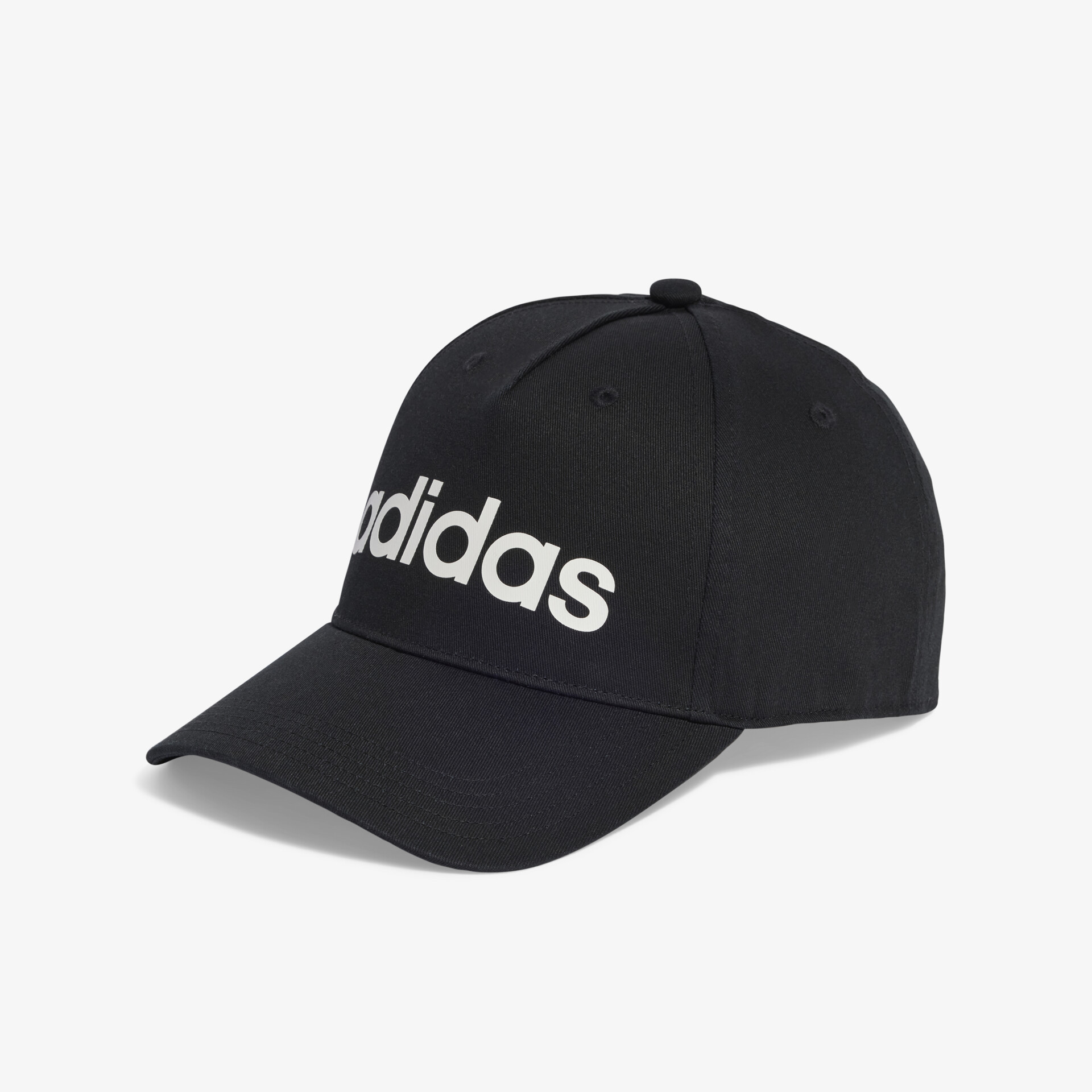 Schwarze Basecap mit auffälligem Logo. Ideal für sportliche Aktivitäten und Freizeit. Bequem und stilvoll.