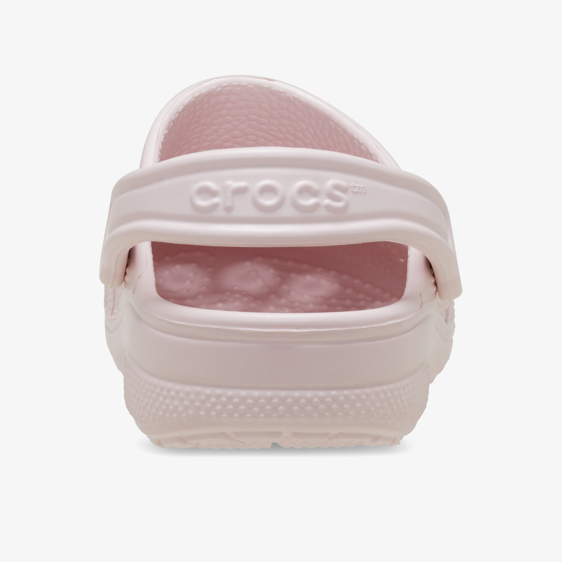 Leichter Schuh in zartem Rosa mit rutschfester Sohle und bequemen Fersenriemen für ganztägigen Tragekomfort