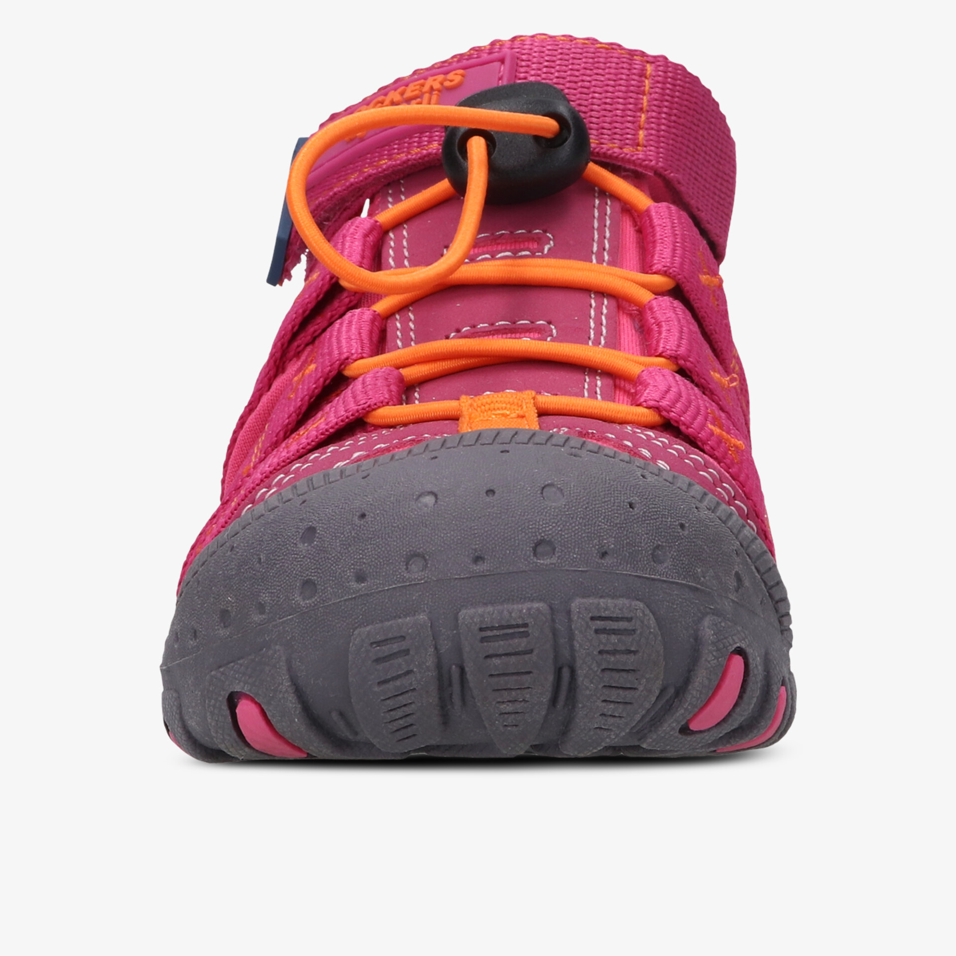 Robuster Schuh mit rutschfester, profilierter Sohle, atmungsaktivem Material und flexibler Passform, Vorderansicht