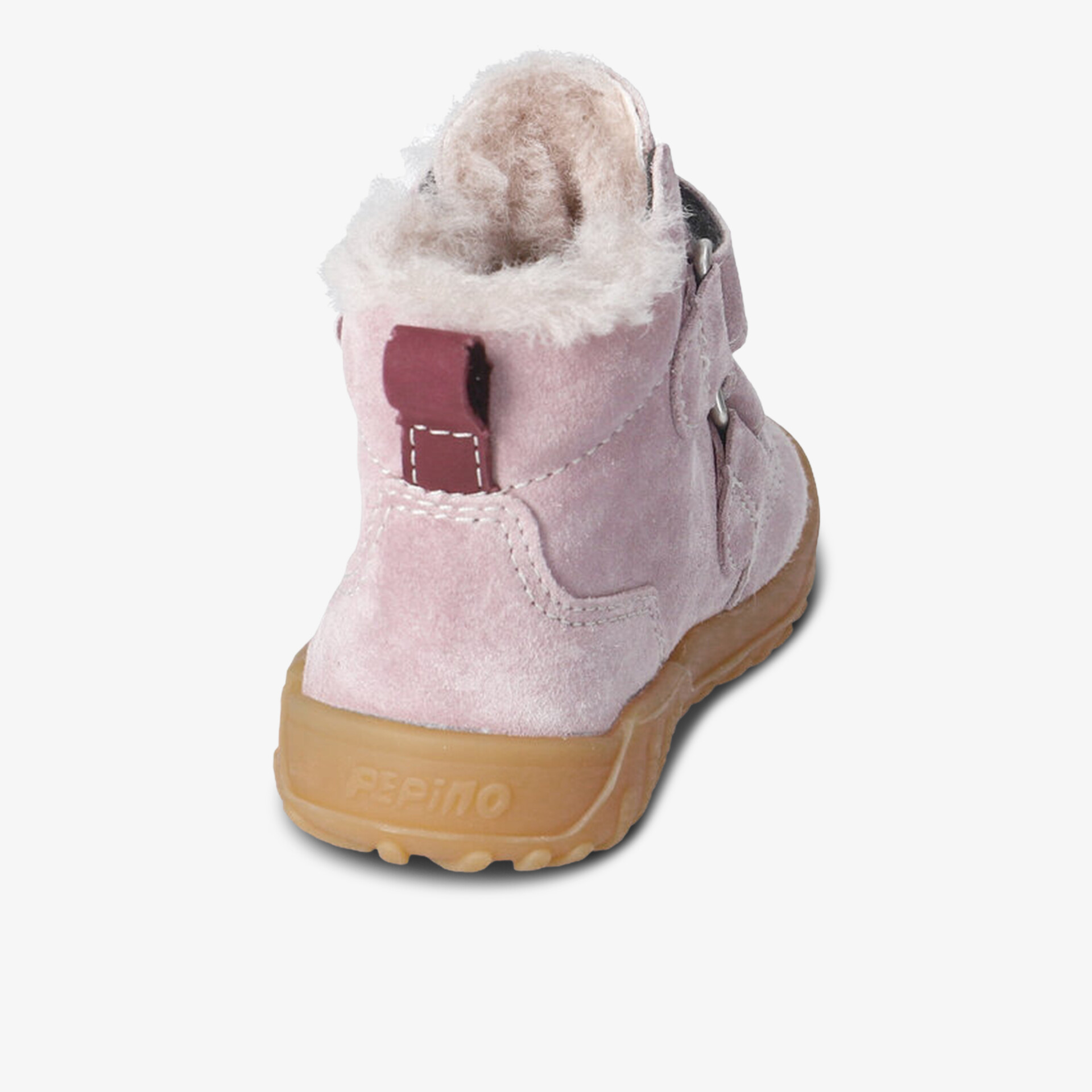 Warmer, gefütterter Schuh mit rutschfester Sohle und robustem Design für kalte Tage