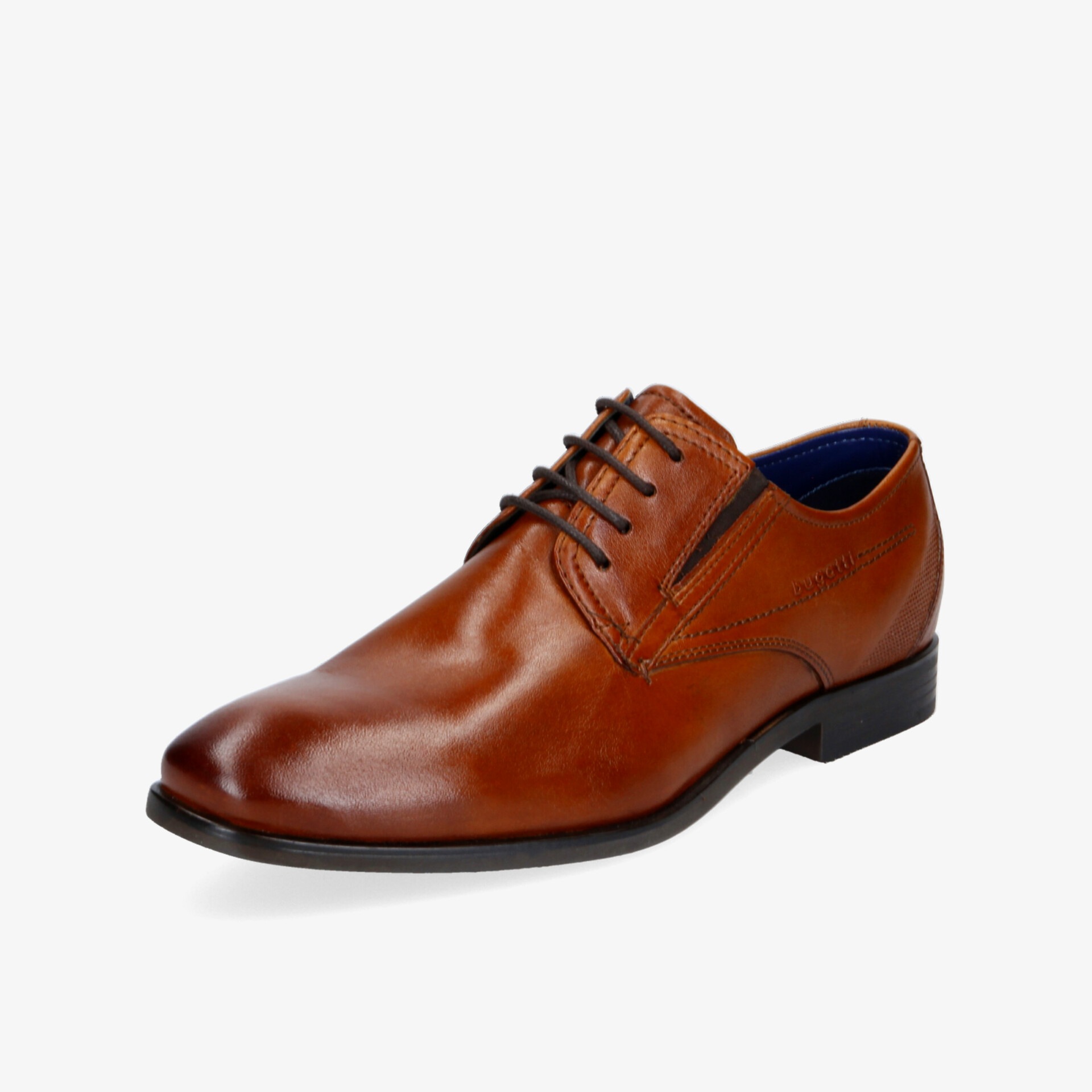 Eleganter brauner Lederschuh mit Schnürung für formelle Anlässe und Business-Style.