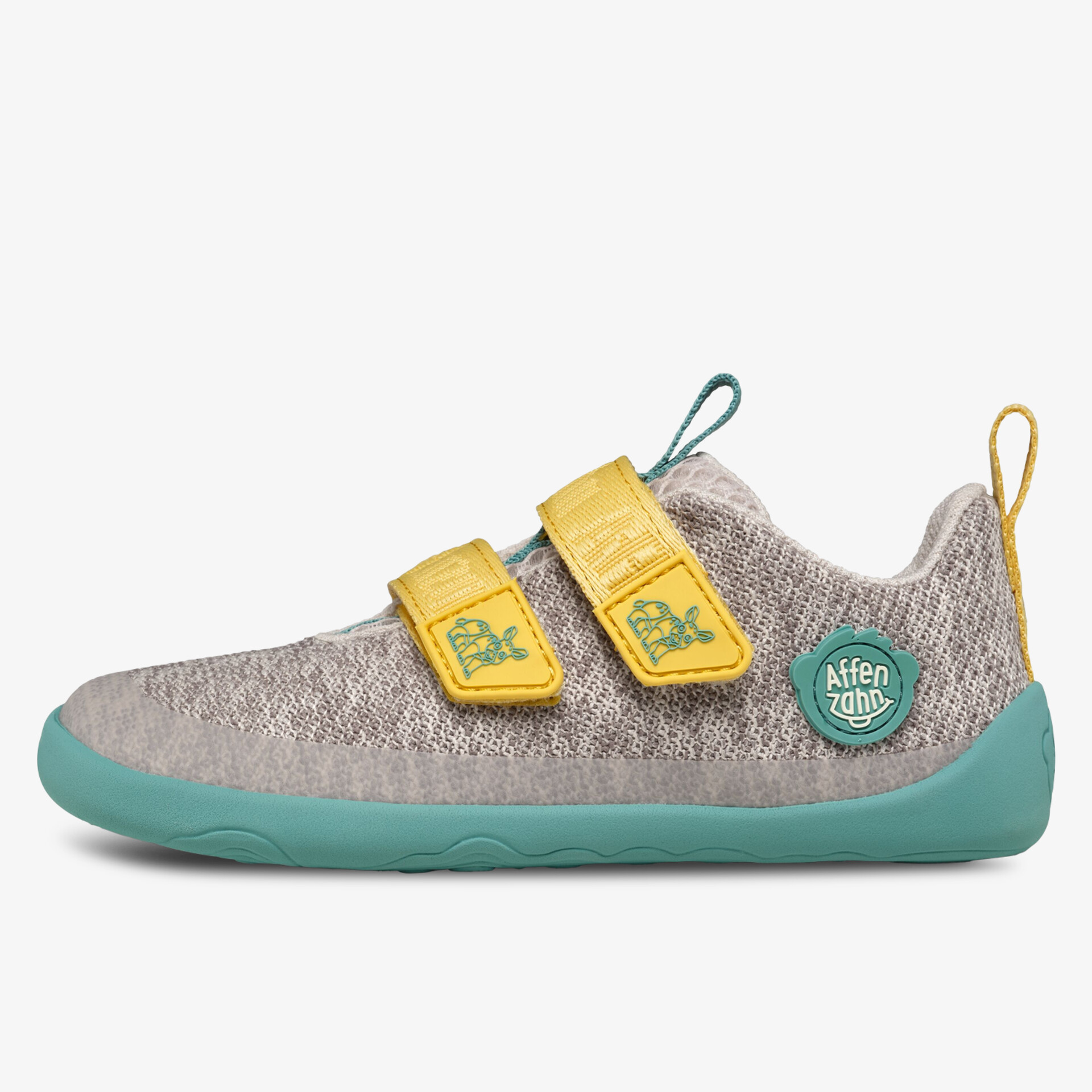 leichter atmungsaktiver Schuh mit flexiblem Sohlenprofil und praktischem Klettverschluss