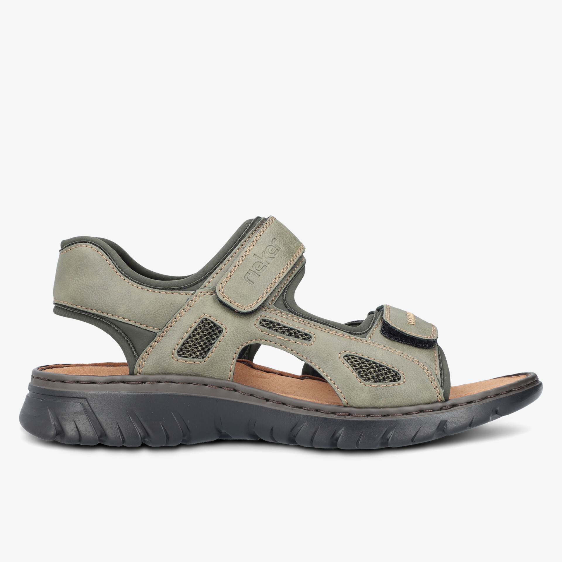 leichte und bequeme Sandale mit verstellbaren Klettverschlüssen und rutschfester Sohle für angenehmen Tragekomfort