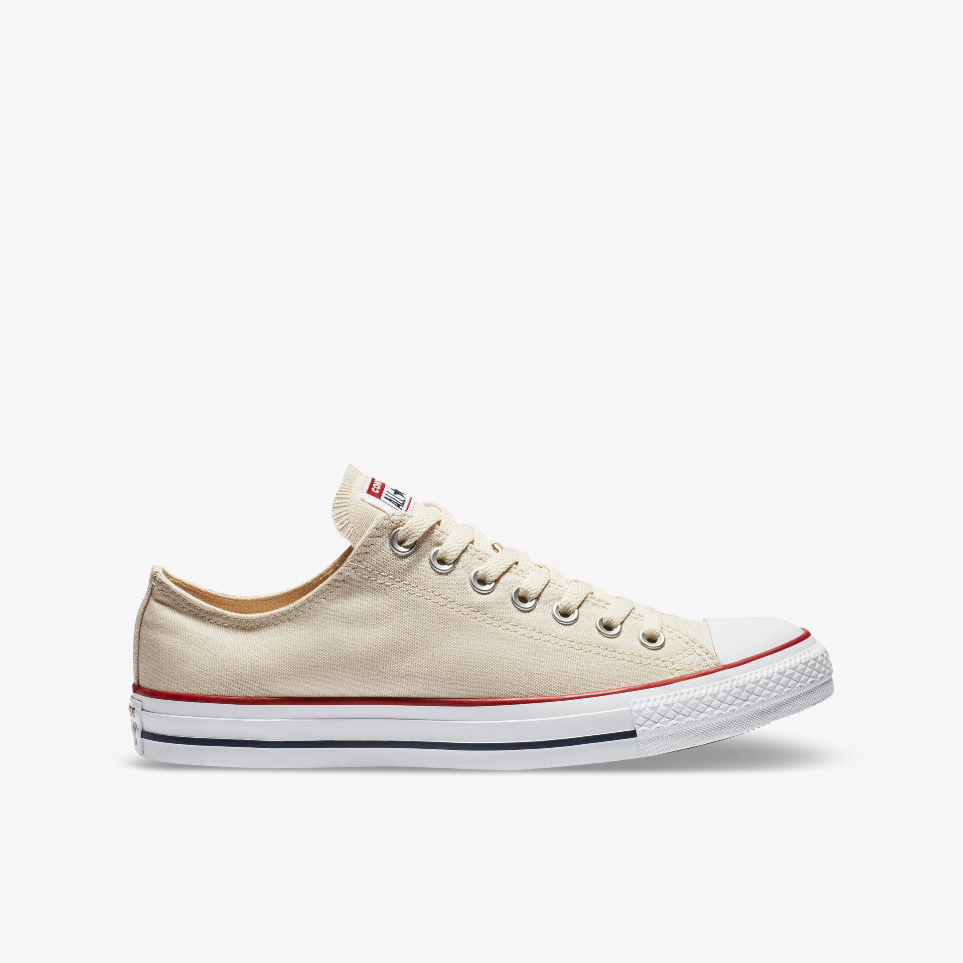Chicer Canvas-Sneaker in klassischem Weiß, ideal für lässigen Stil und hohen Tragekomfort.