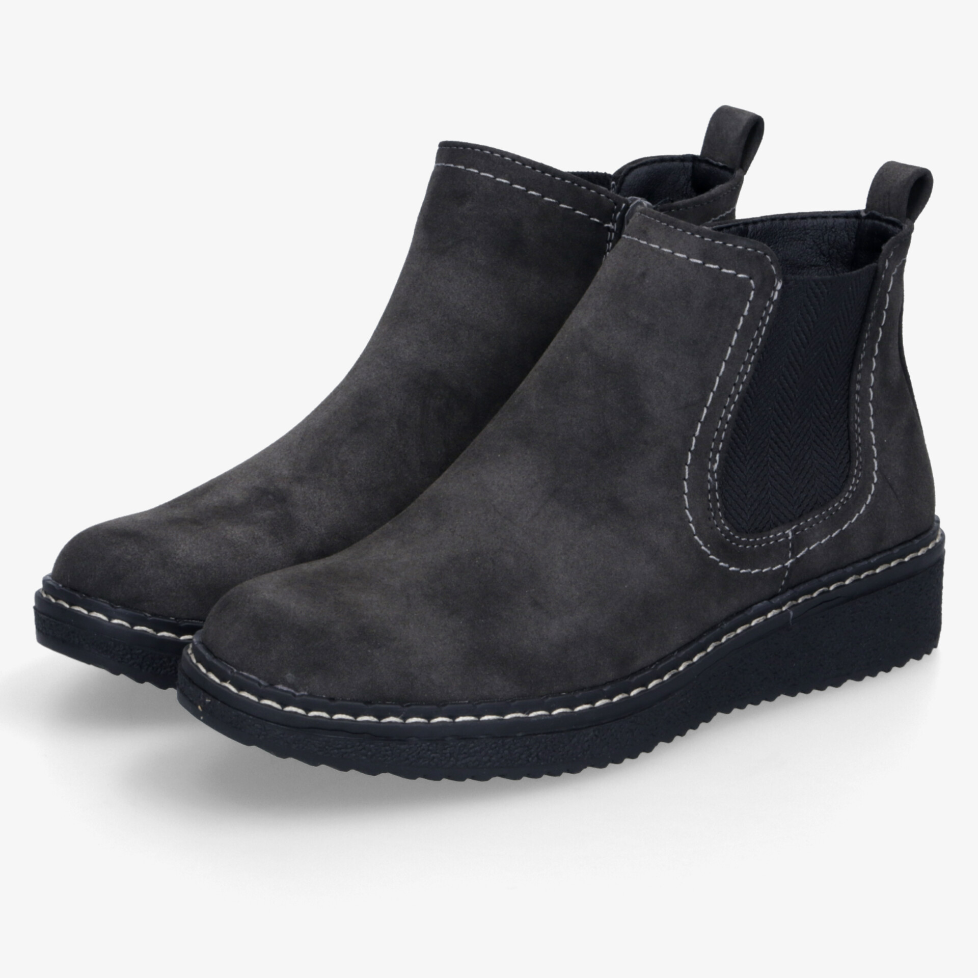 Komfortable Schuhe mit elastischen Einsätzen und rutschfester Sohle in zeitlosem, robustem Design