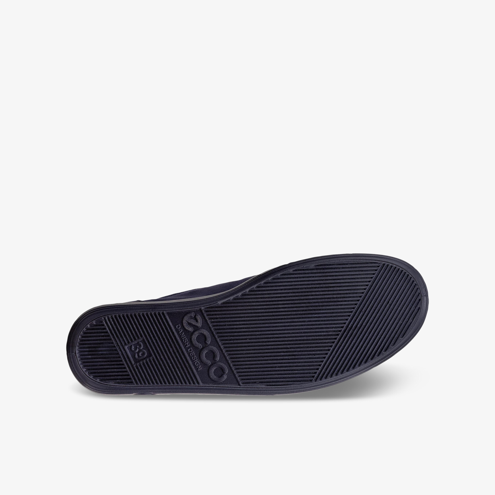 Rutschfeste und robuste schwarze Schuhsohle mit markanter Profilstruktur für optimalen Halt und langlebigen Tragekomfort