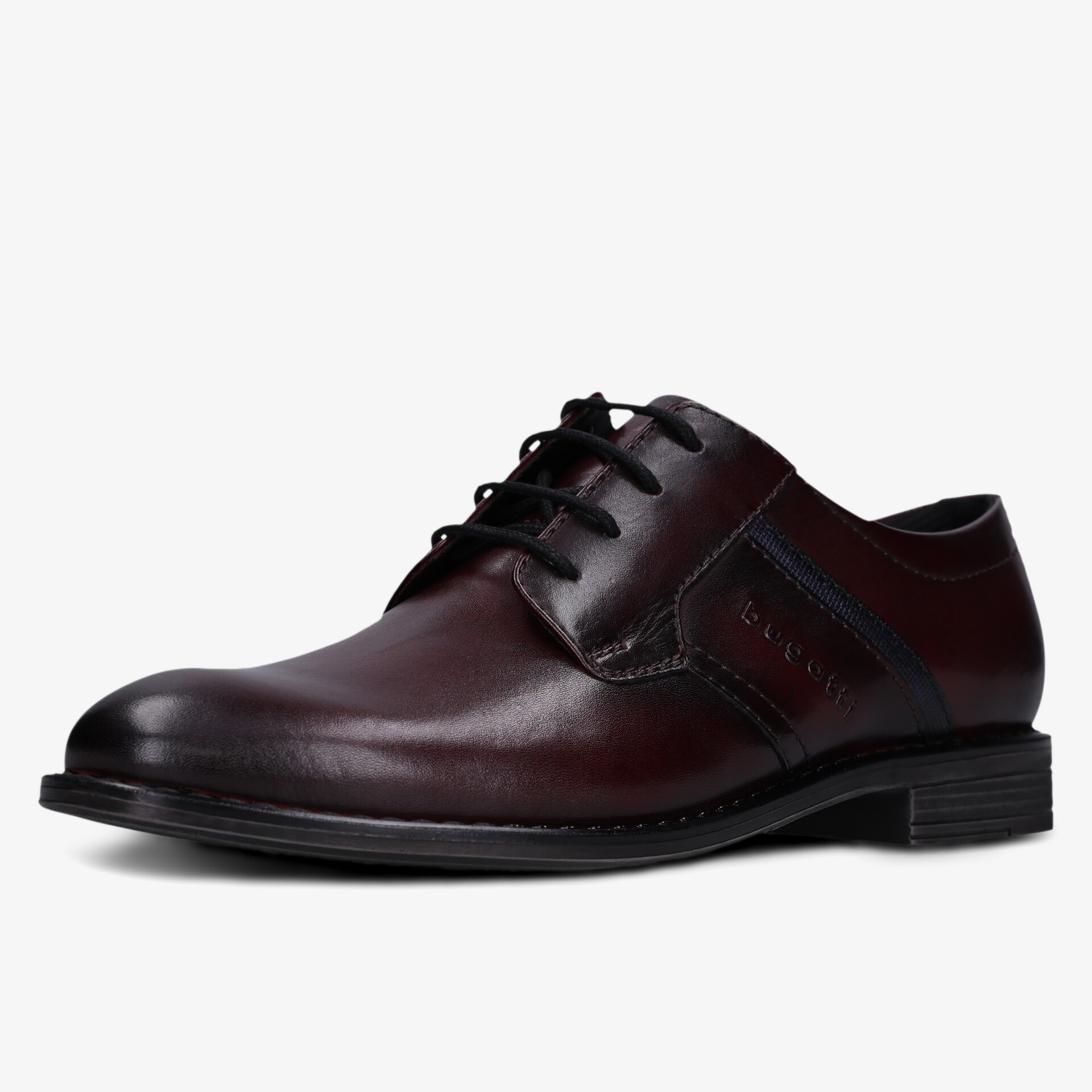 Dunkelbrauner eleganter Schnürschuh aus hochwertigem Leder mit klassischem Design und bequemer Passform