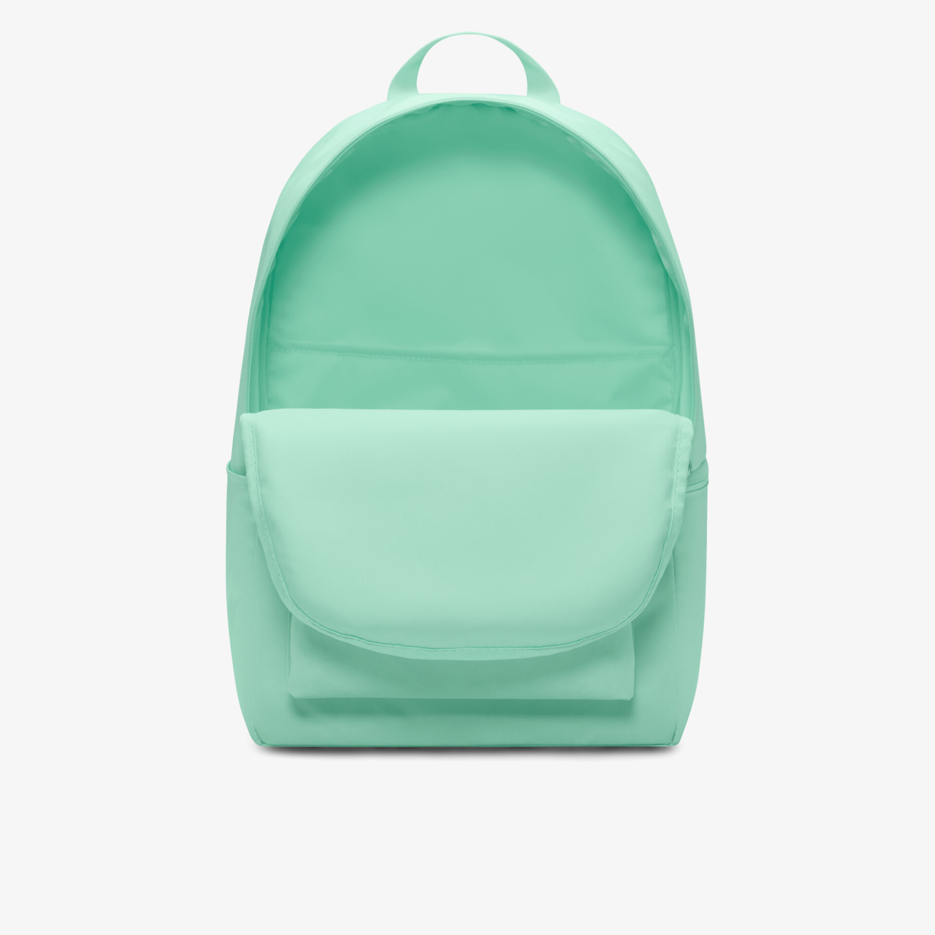 Moderner mintgrüner Rucksack mit geräumigem Hauptfach und praktischer Vordertasche für vielseitigen Alltag