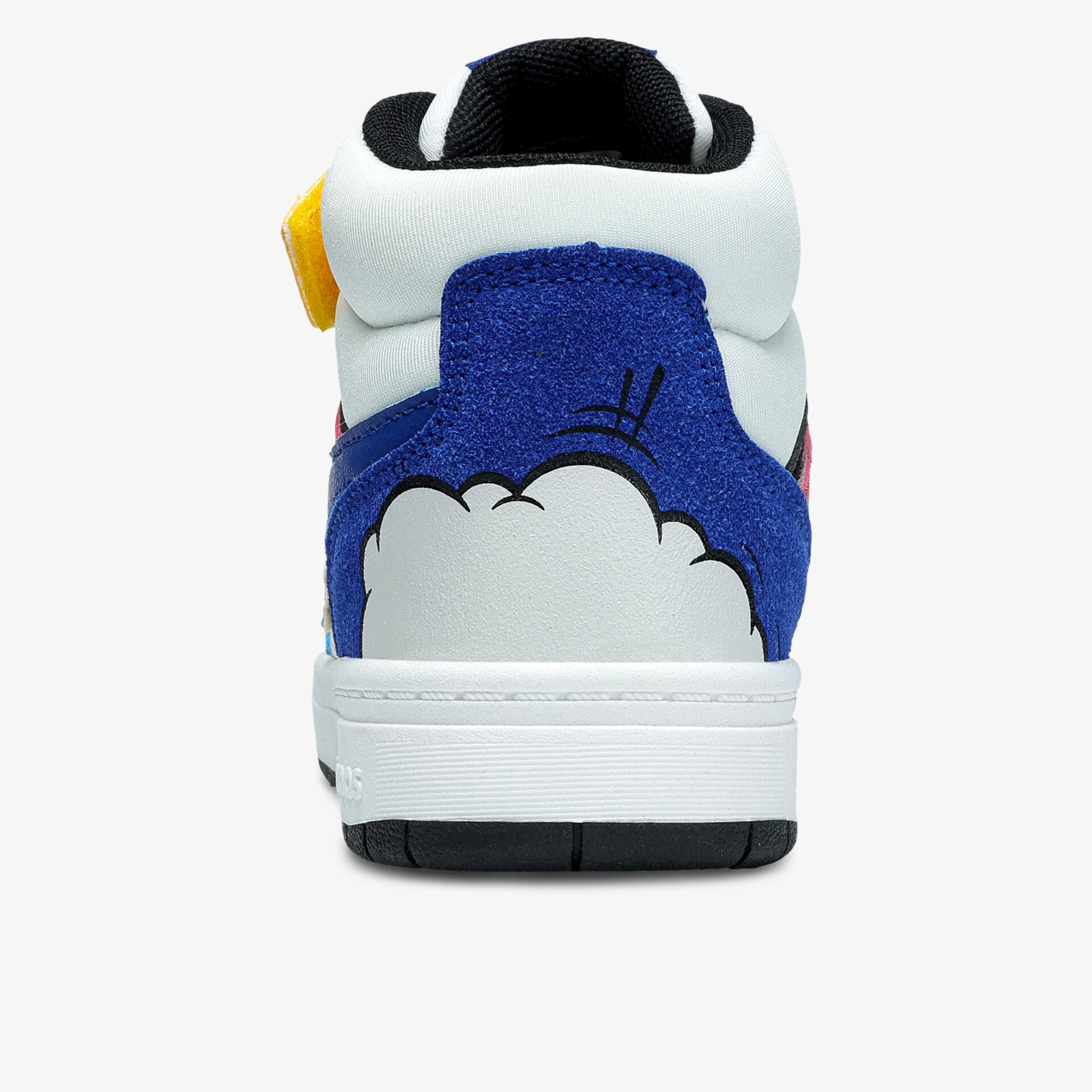 Hochwertiger Sneaker mit buntem Design und hohem Schaft, komfortabel und robust für den Alltag