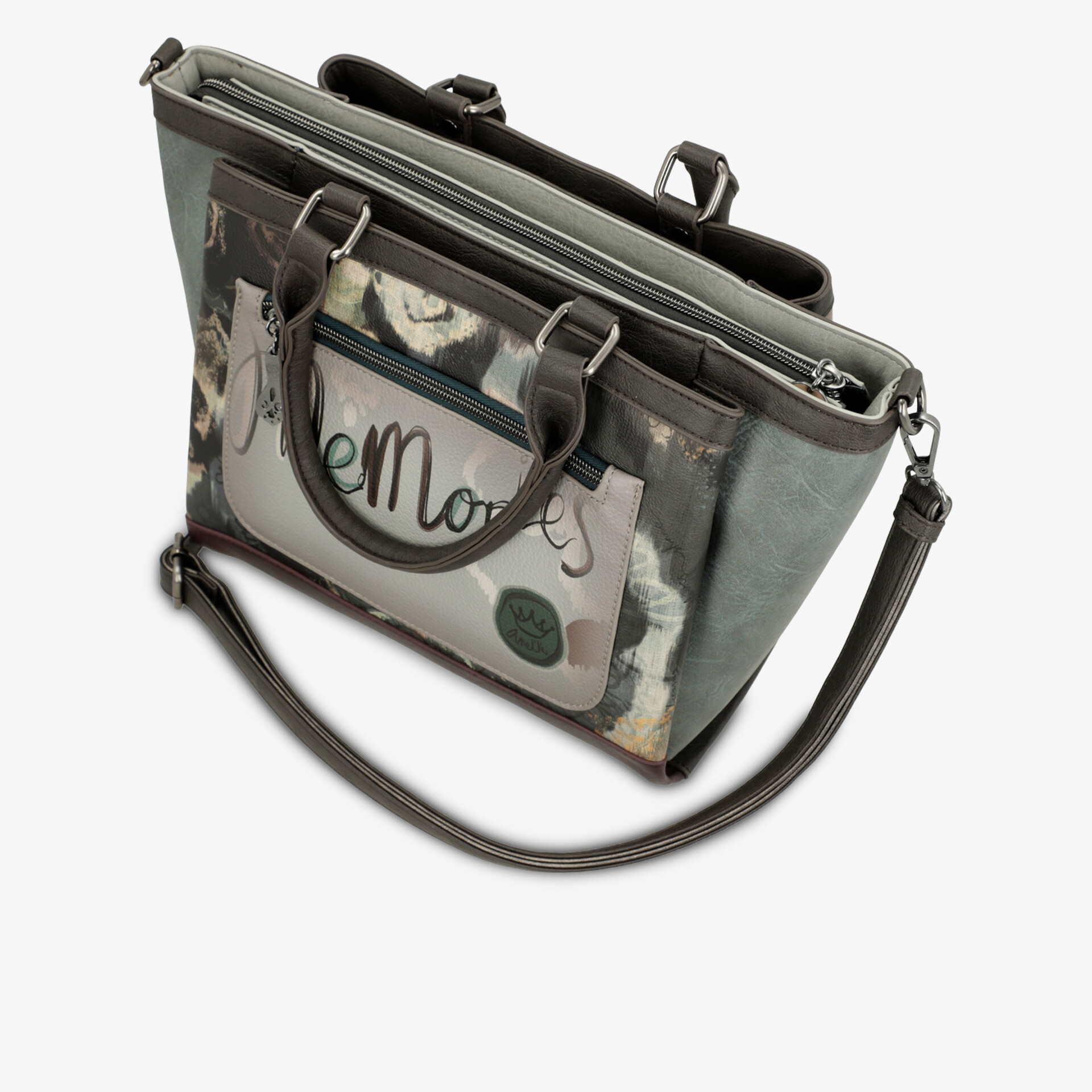 Modische Schultertasche mit Reißverschluss und verstellbarem Schulterriemen, geräumiges Hauptfach und stilvolles Design