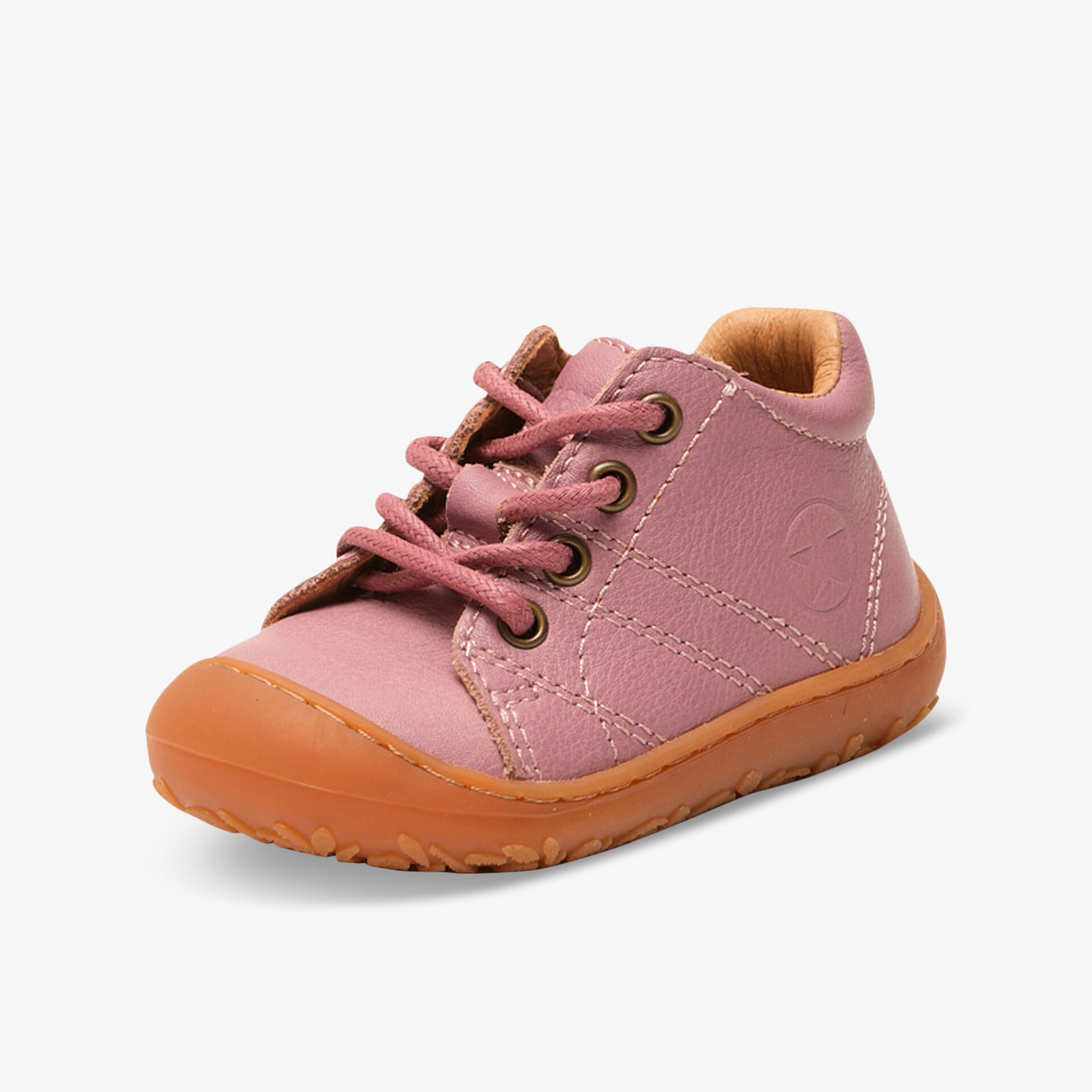 Rosa Kinder-Schuh mit flexibler Sohle, weichem Material und gepolstertem Schaft für hohen Tragekomfort