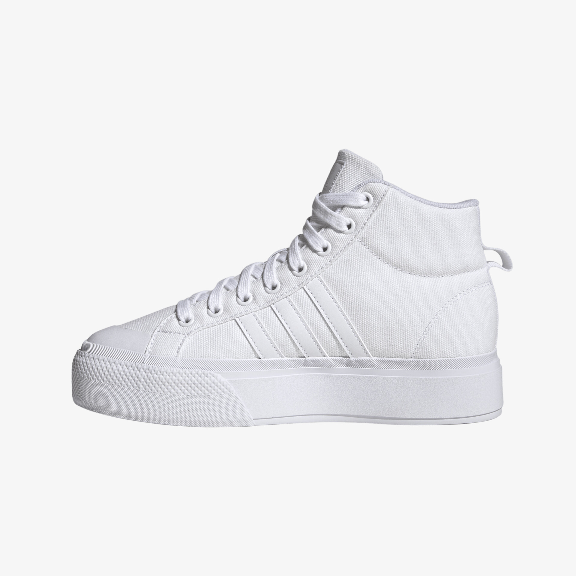 Moderner weißer High-Top-Sneaker mit komfortabler Passform und stilvollem Design für vielseitigen Einsatz.